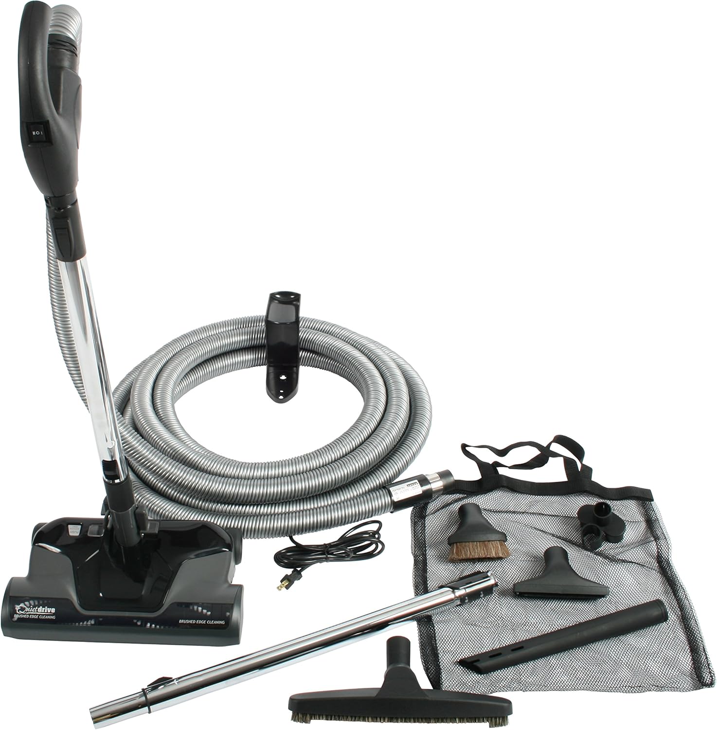 Cen-Tec Systems - 93411 Central Vacuum Electric Powerhead Kit, Pigtail Hose, Black : Everything Else