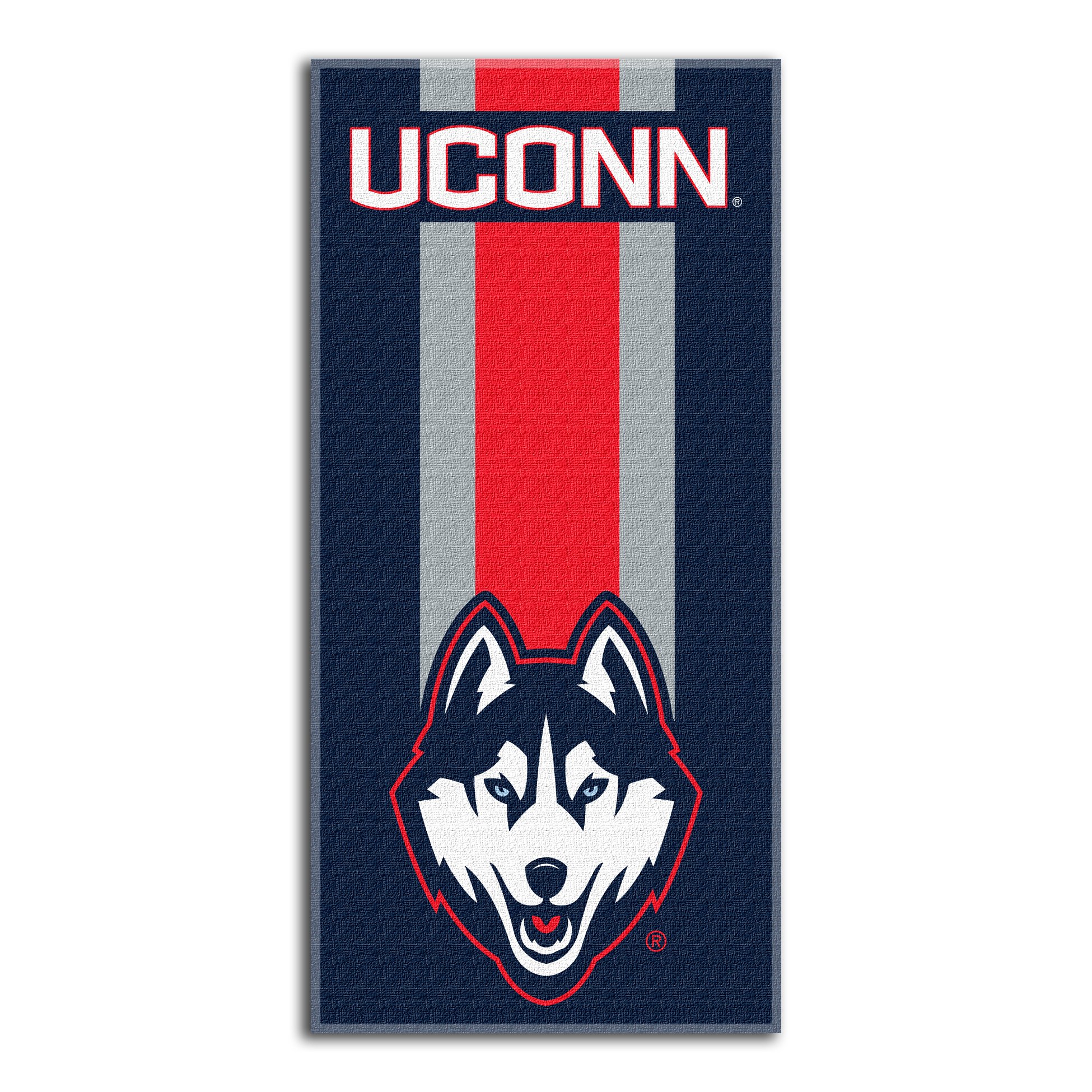 Northwest The Company NCAA Connecticut Huskies Beach Towel, 30" x 60", Zone Read
