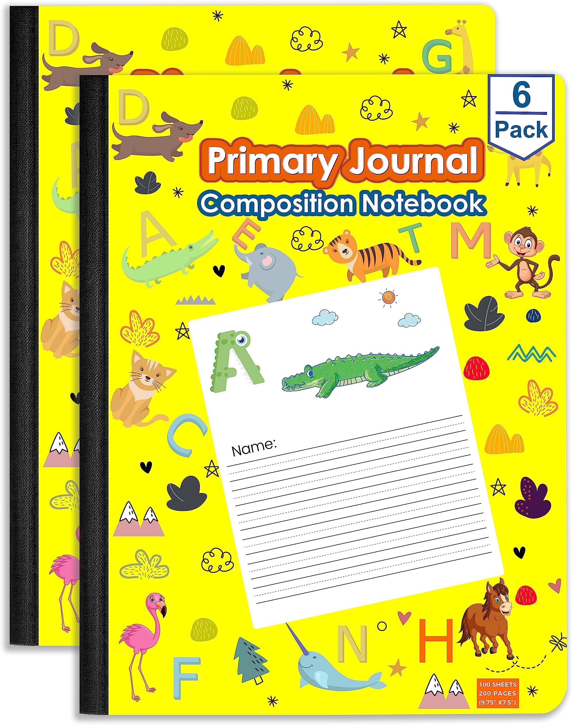 ECLIPS USA Composition Notebooks, Primary Journal