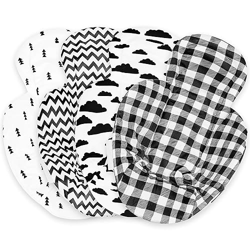 Inserto infantil compatible con 4Moms Mamaroo y Rockaroo - Inserto de asiento de automóvil 2 unidades - Inserto reversible para asiento de automóvil