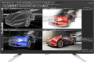 Philips Computer Monitors BDM4350UC 43" LED monitor, 4K UHD IPS, MultiView PIP/PBP, USB 3.0 hub, Speaker, VESA, 4Yr Advance Replacement Warranty, Black