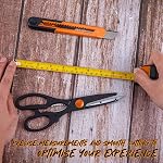 CARTMAN Ensemble d'Outils de 39 Pièces Kit de Main Général pour le Foyer avec Boîte de Rangement en Plastique Orange