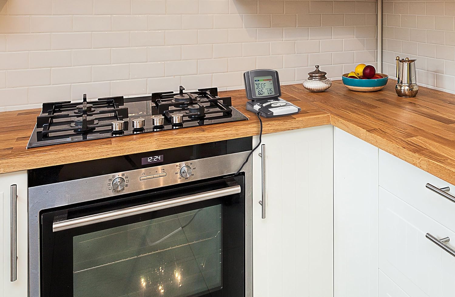 review La Crosse Technology 14 1502 TFA Digital Meat Thermometer with Foldable Display and Magnet