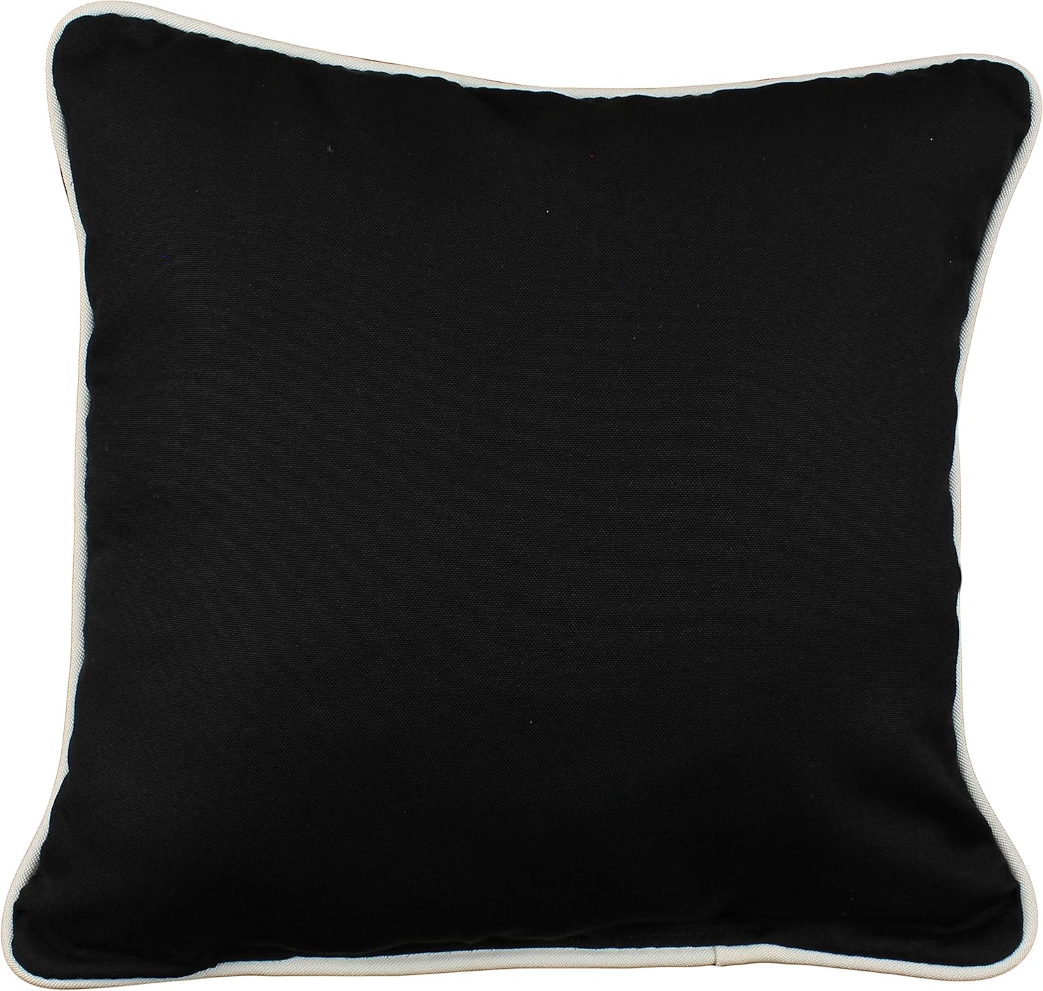 College Covers ETC Pillow Indoor/Outdoor Decorative Pillow, 16" x 16", Black