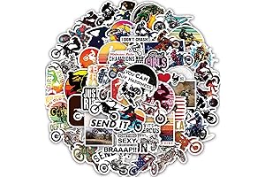 50 Motorcycle Stickers: The Ultimate Collection for Dirt Bike Enthusiasts