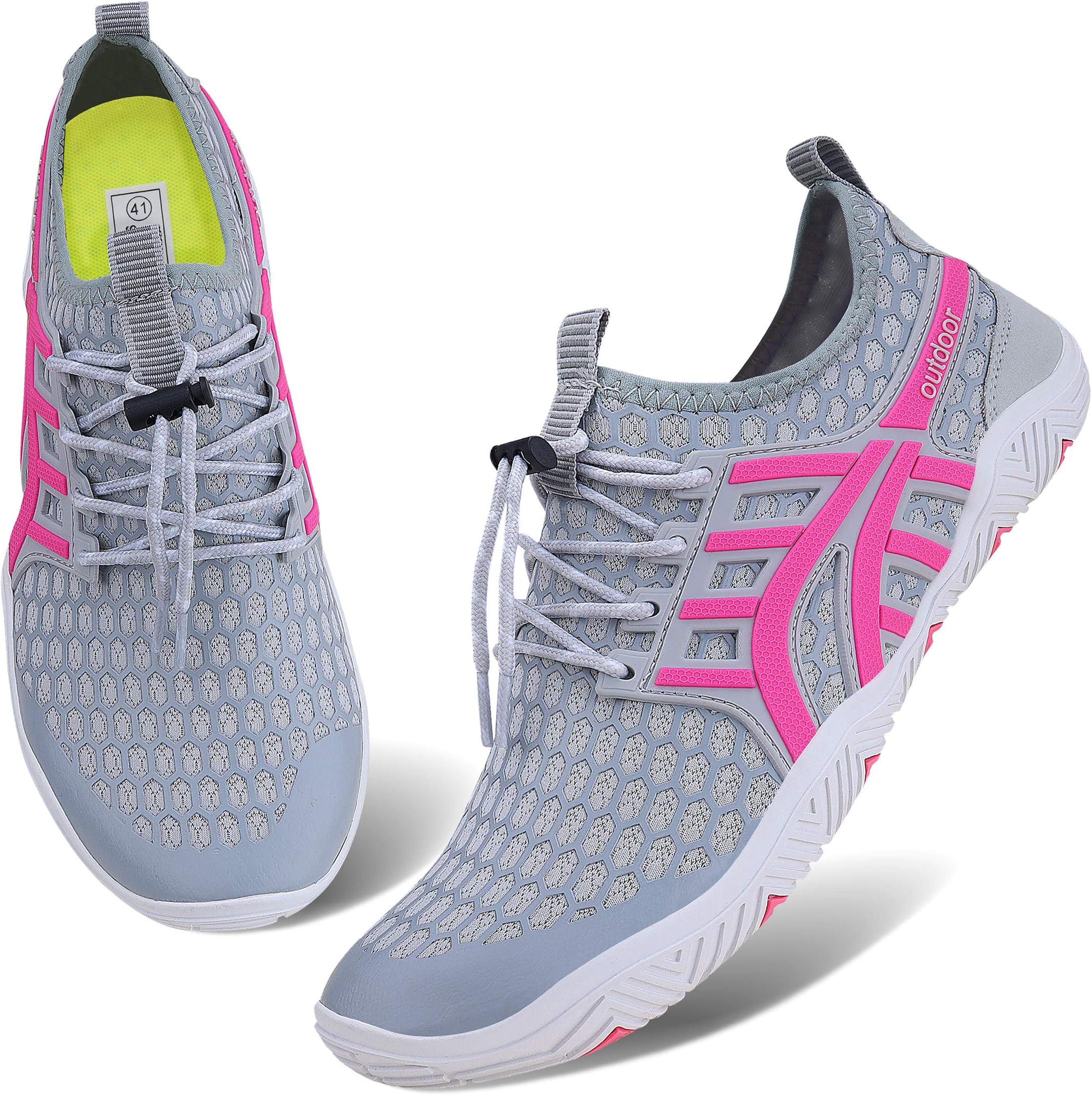 Men Women Water Sports Shoes Slip-on Quick Dry Aqua Swim Shoes for Pool Beach Surf Walking Water Park