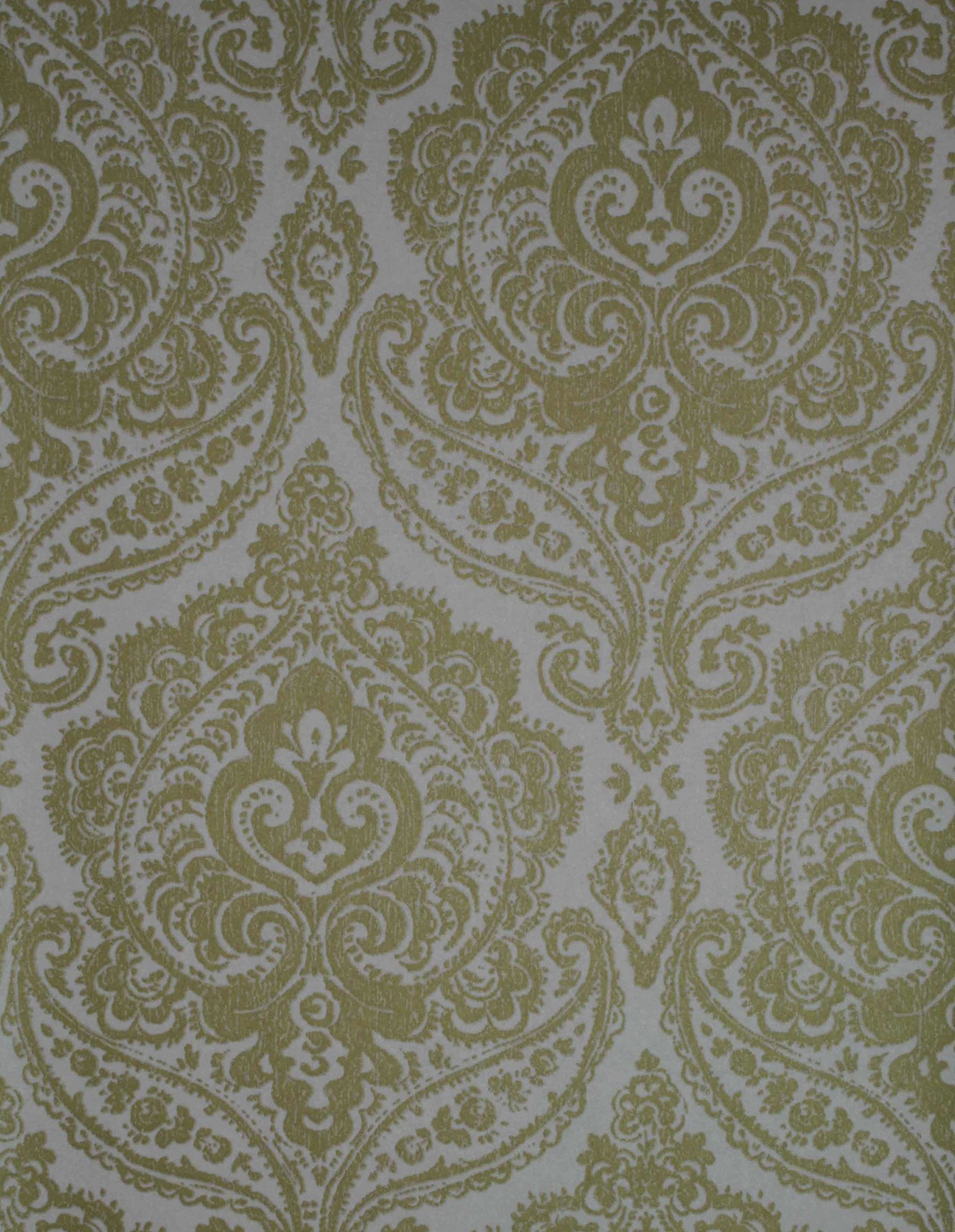 Papier peint doré BHF 59-54112 Jamilah Damas pour mur sombre