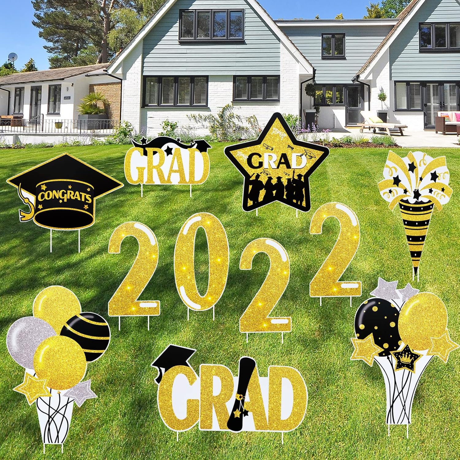 Buy 2022 Graduation Yard Sign Congrats Grad Lawn Sign Garden Yard Sign