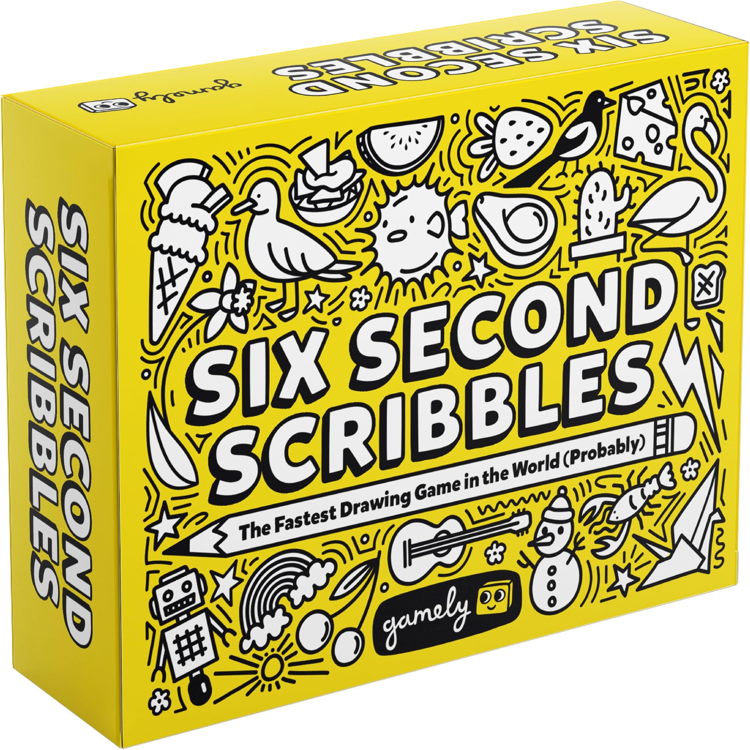 Six Second Scribbles: The frantically fast and fantastically fun drawing game | A family friendly party game for children, teens and adults (Six Second Scribbles)