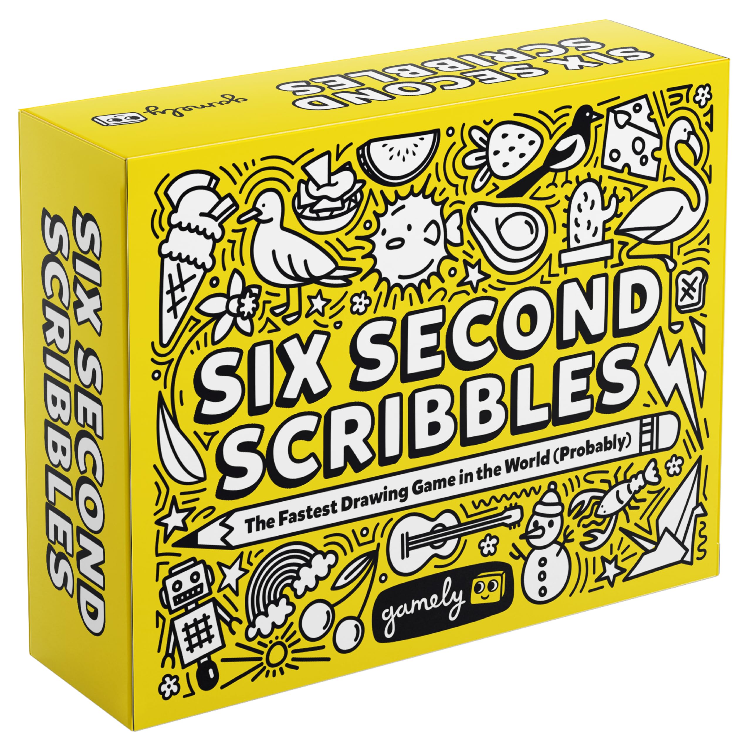 Six Second Scribbles: The frantically Fast and fantastically Fun Drawing Game | A Family Friendly Party Game for Children, Teens and Adults (Six Second Scribbles)