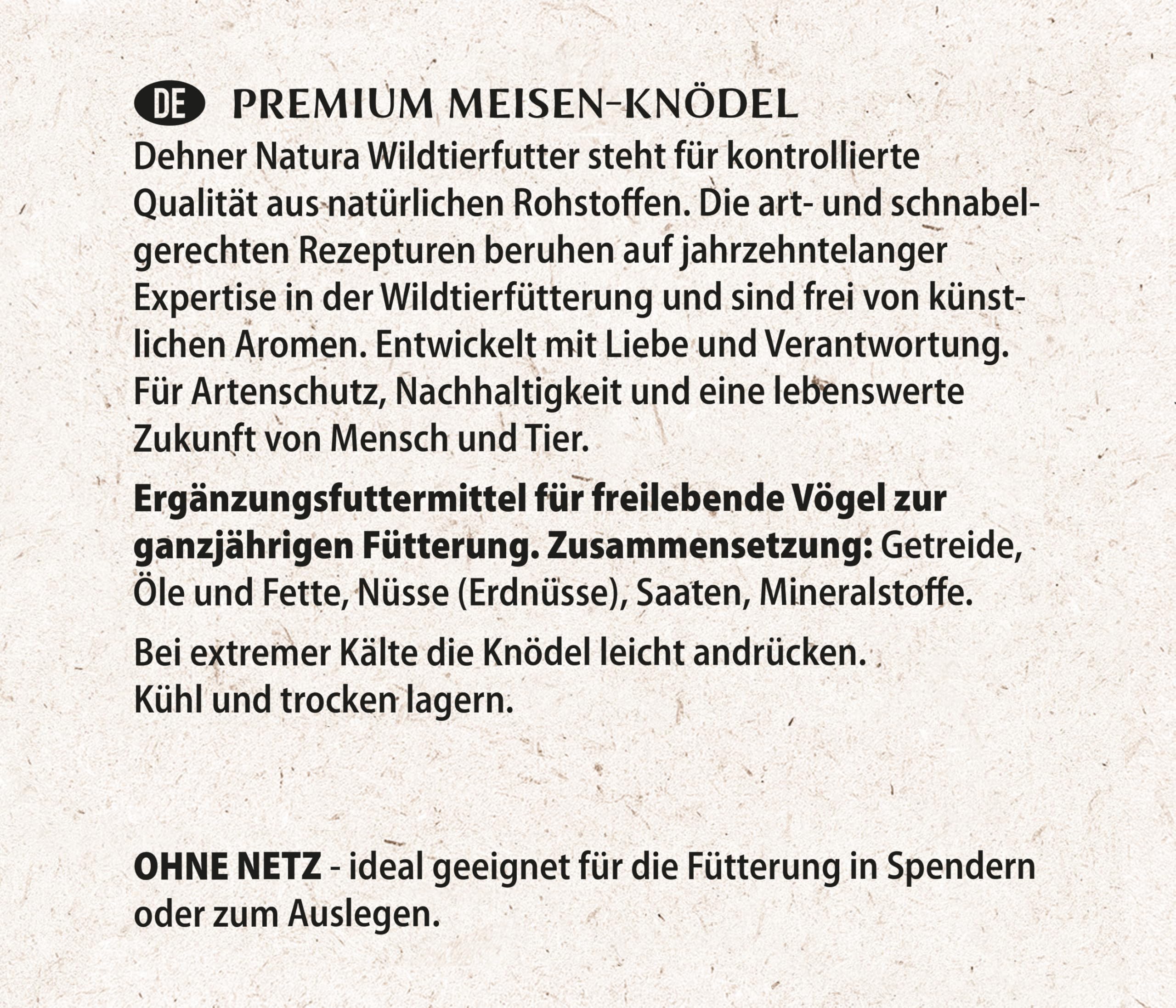 Dehner Natura Premium Karma dla Ptaków, 30 x 90g (2,7 kg)