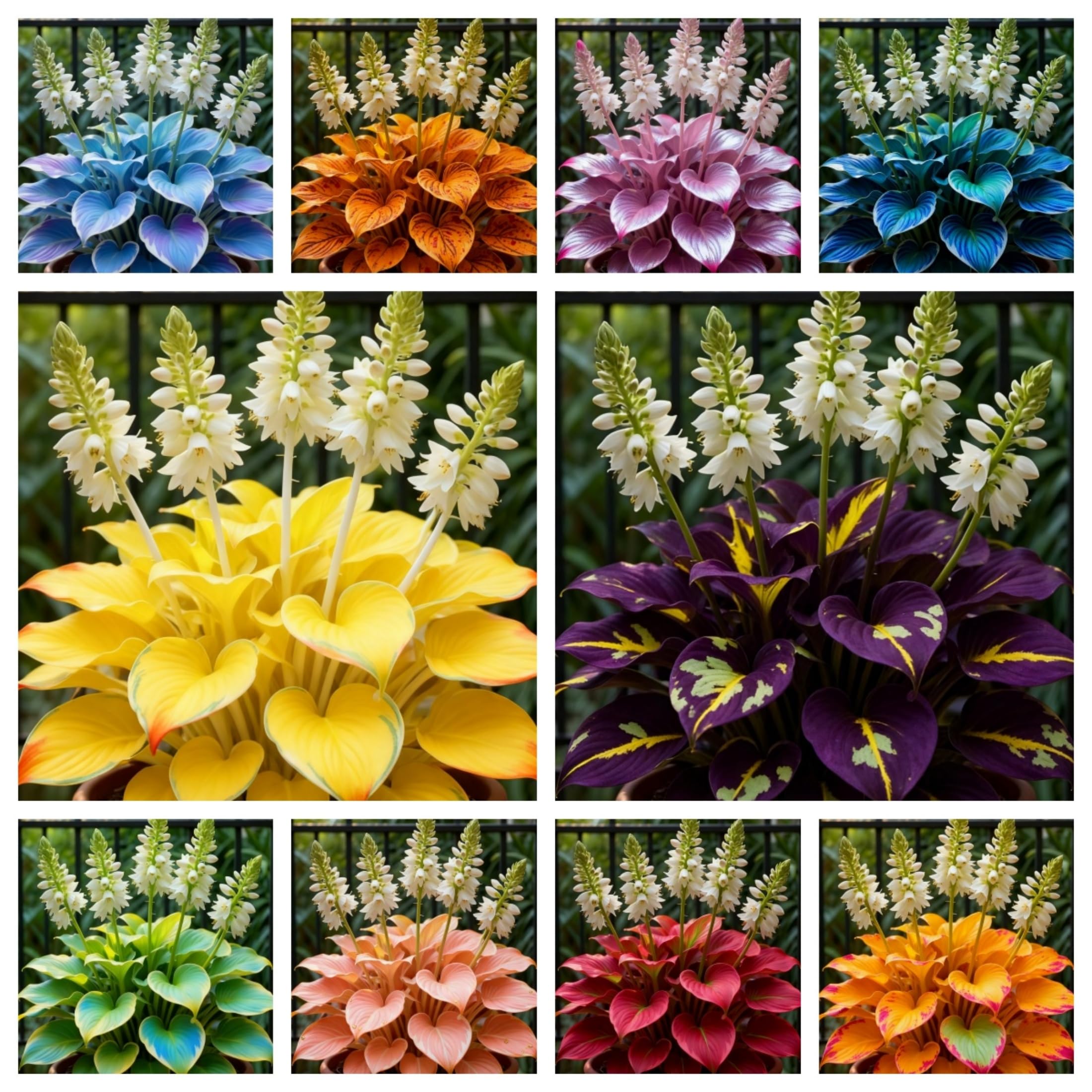 Hosta Plants for Garden Design – Hardy Shade-Loving Plants Adding Structure and Color Outdoors,Hardy Perennial, Excellent Display-15bulbs