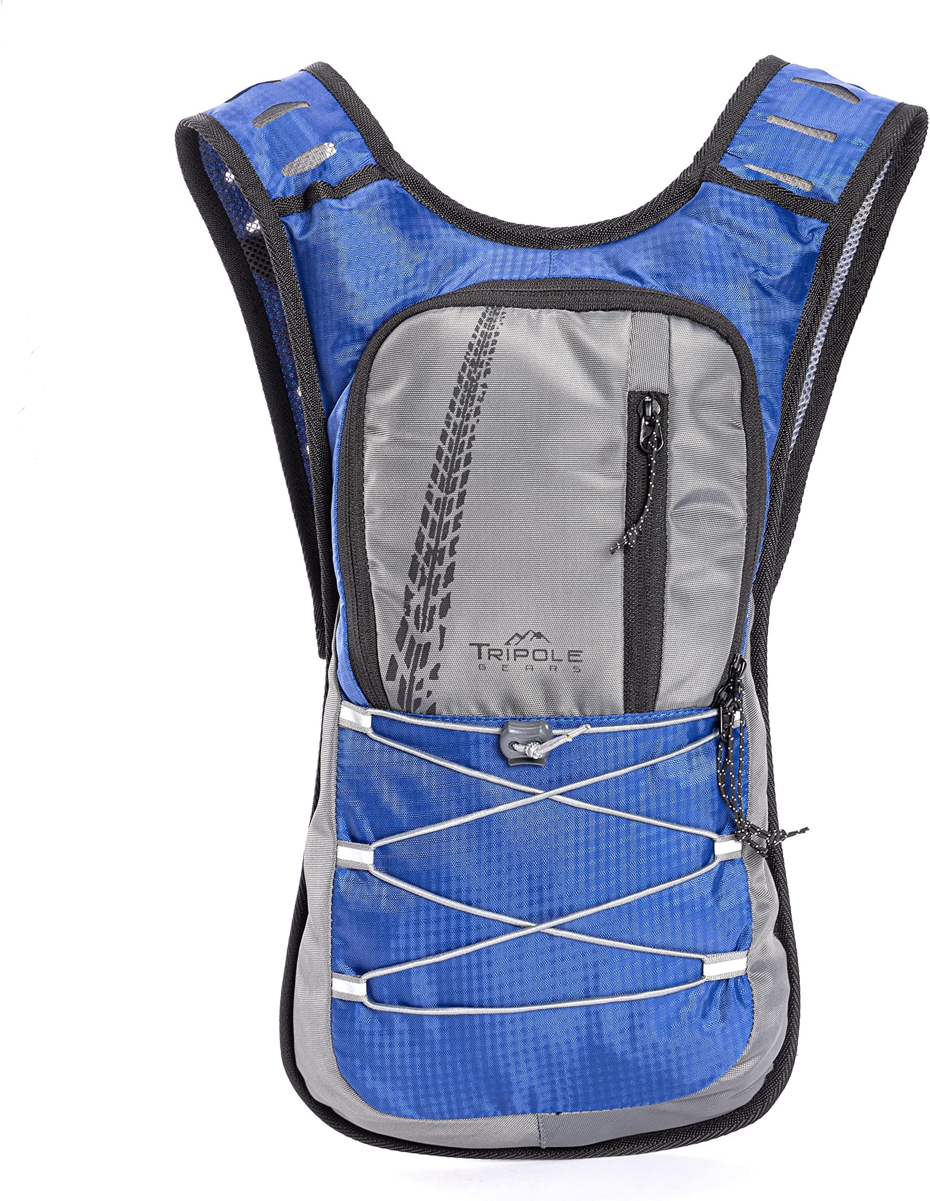 Tripole Hydration Backpacks for Cycling and Trail Running | Without Bladder (Blue)