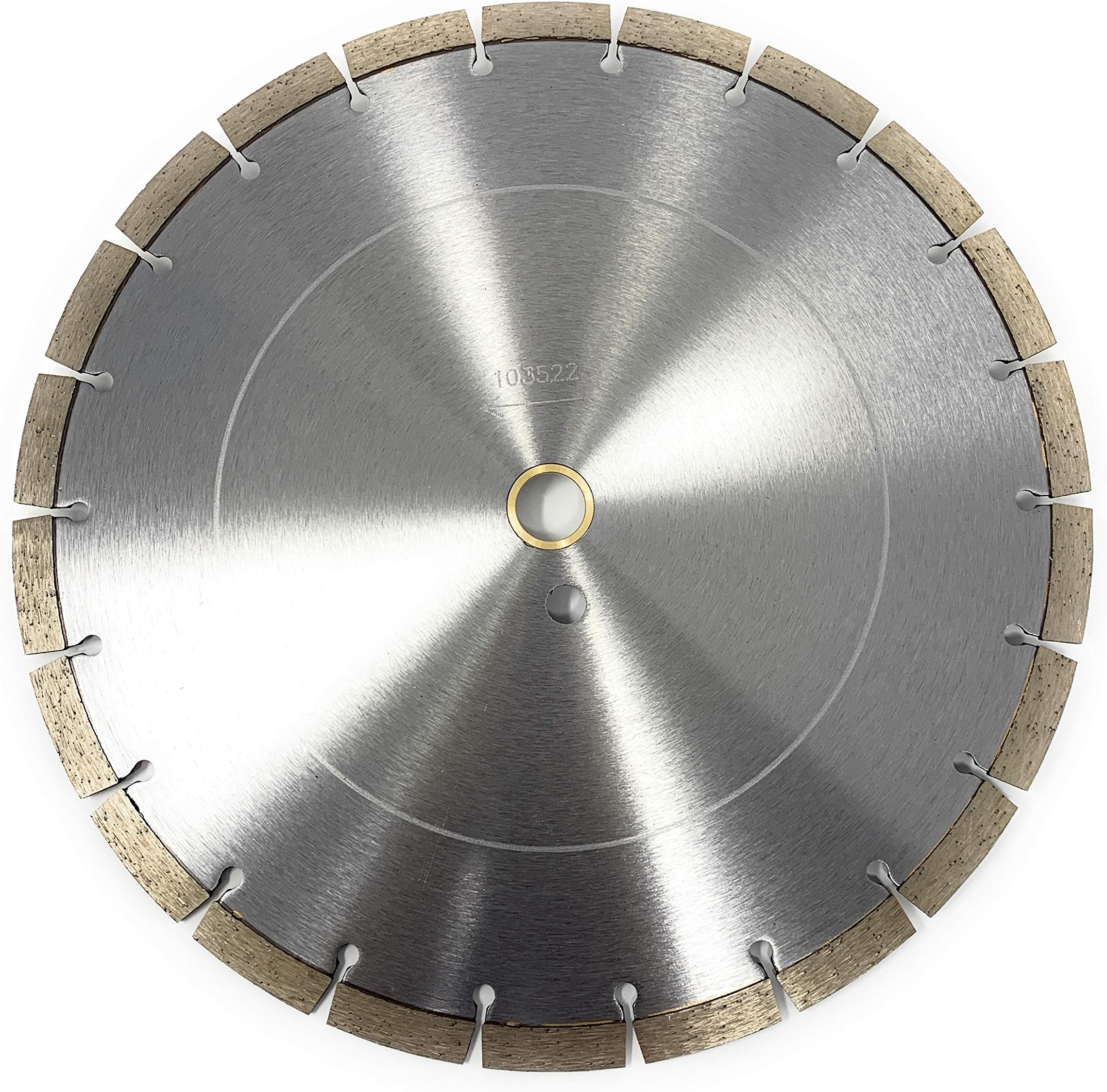 12-inch Dry or Wet Cutting Segmented Saw Blade for Concrete and Brick/ 1" Arbor