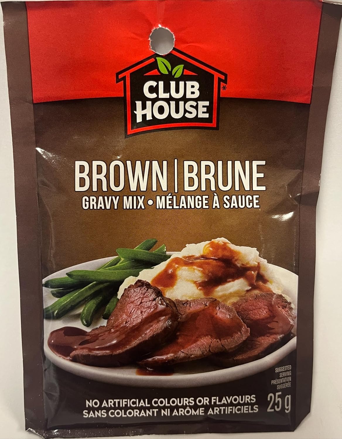 Club House, Brown Gravy Mix, (25g/1oz.,) 12 pack (Imported from Canada)