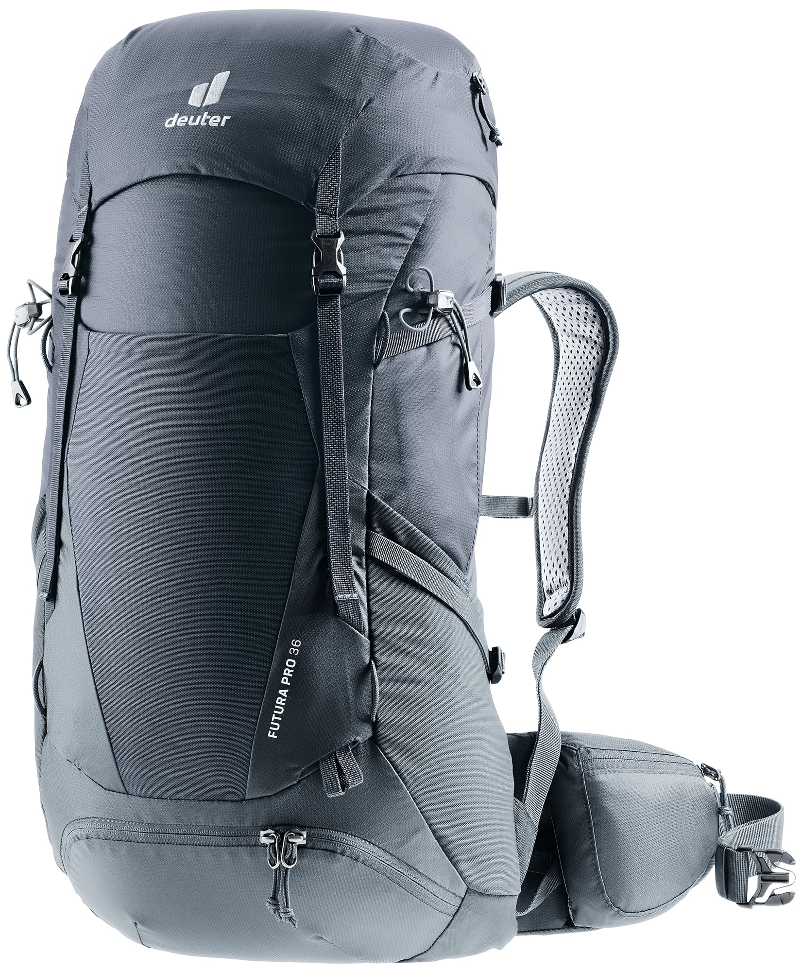 Deuter Uniseks Futura Pro 36 3401121 Plecak Turystyczny, Grafitowy, 36 L