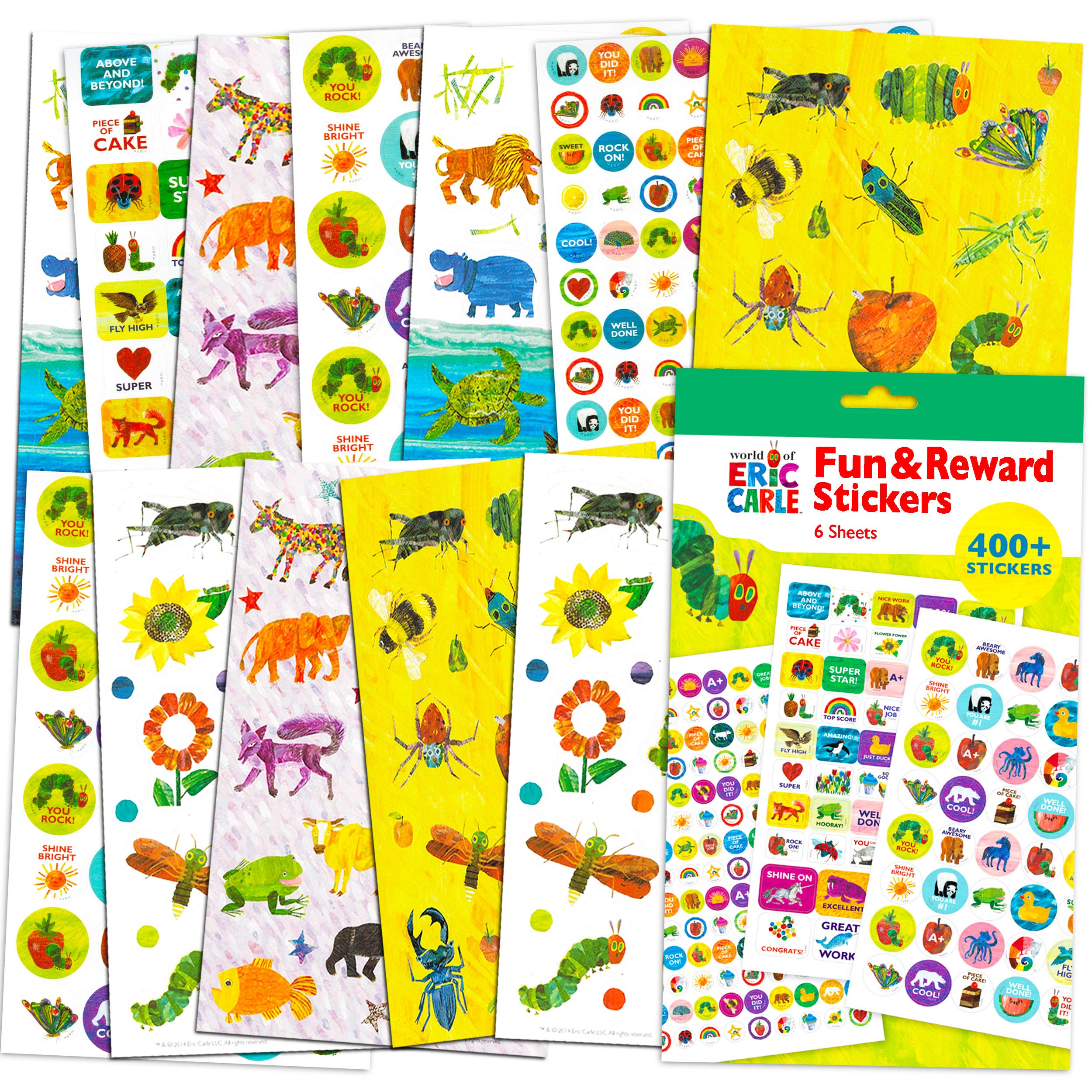 Eric Carle Stickers Party Favor Pack (Over 580 Stickers)