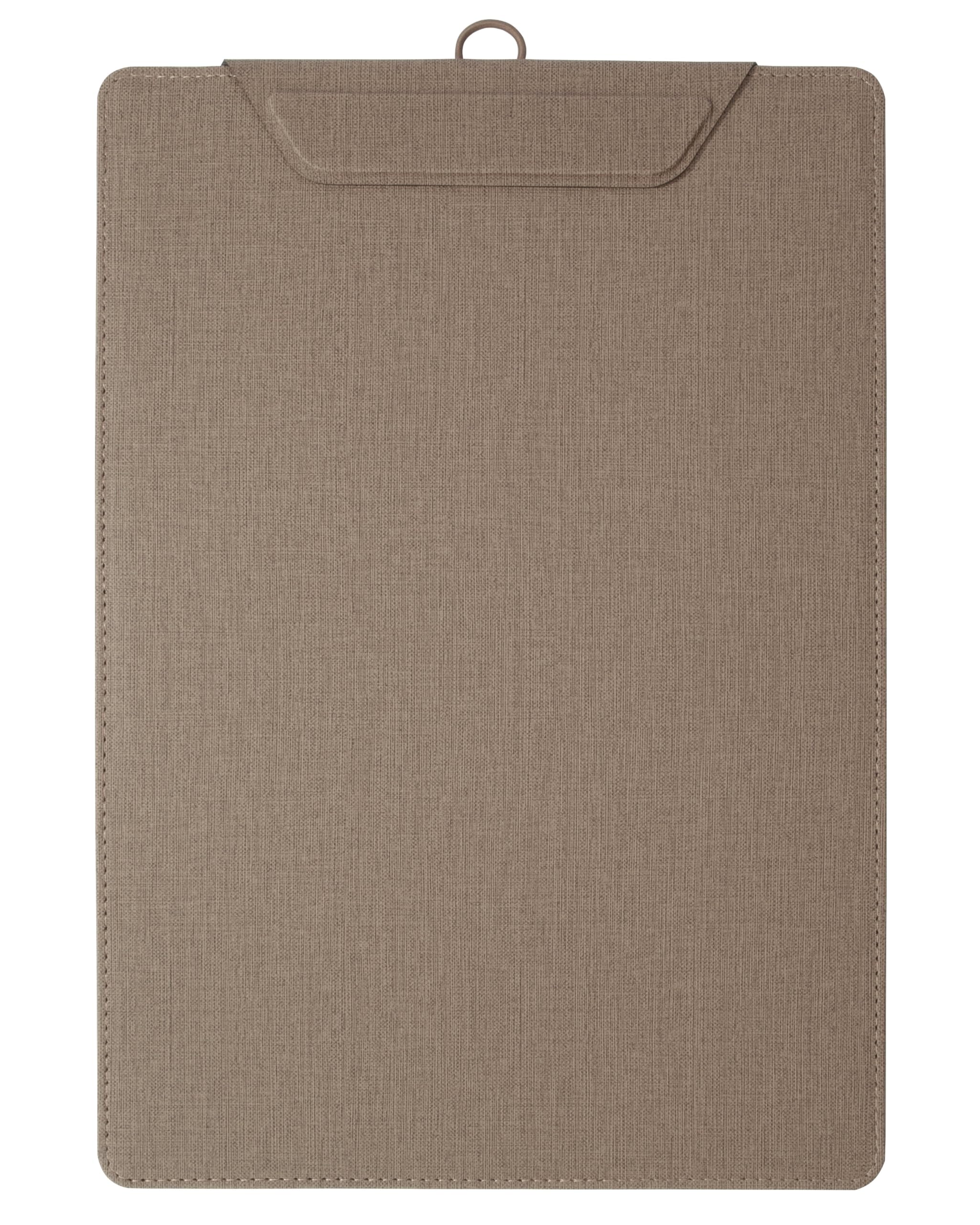 SIGEL Porte-menu avec pince 23 x 33 cm - 5 pièces | KB120, pour jusqu’à 20 feuilles A4, beige, pour l’organisation efficace de documents et formulaires