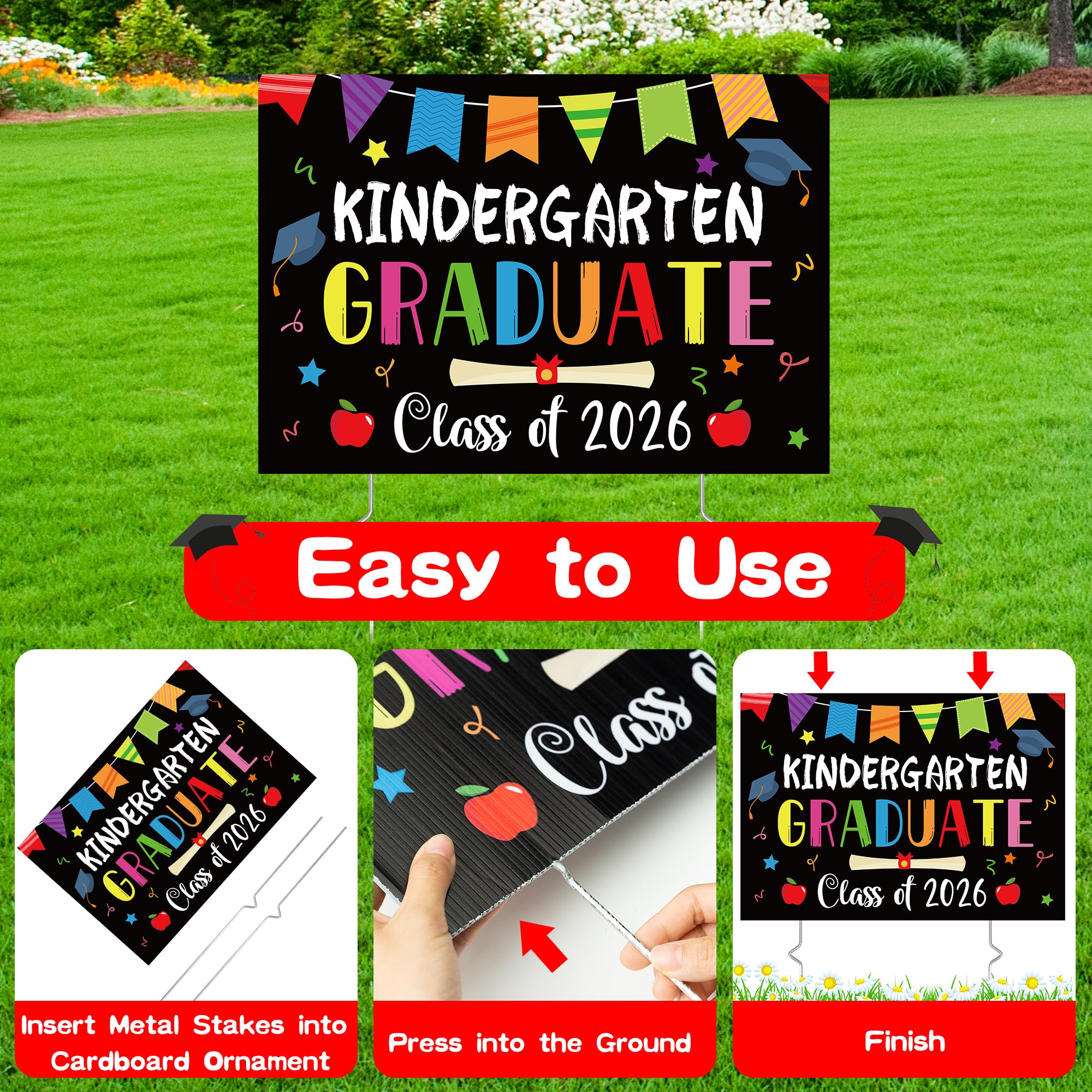 Graduation yard signs 18x12 - France Graduation yard signs 18x12 - France