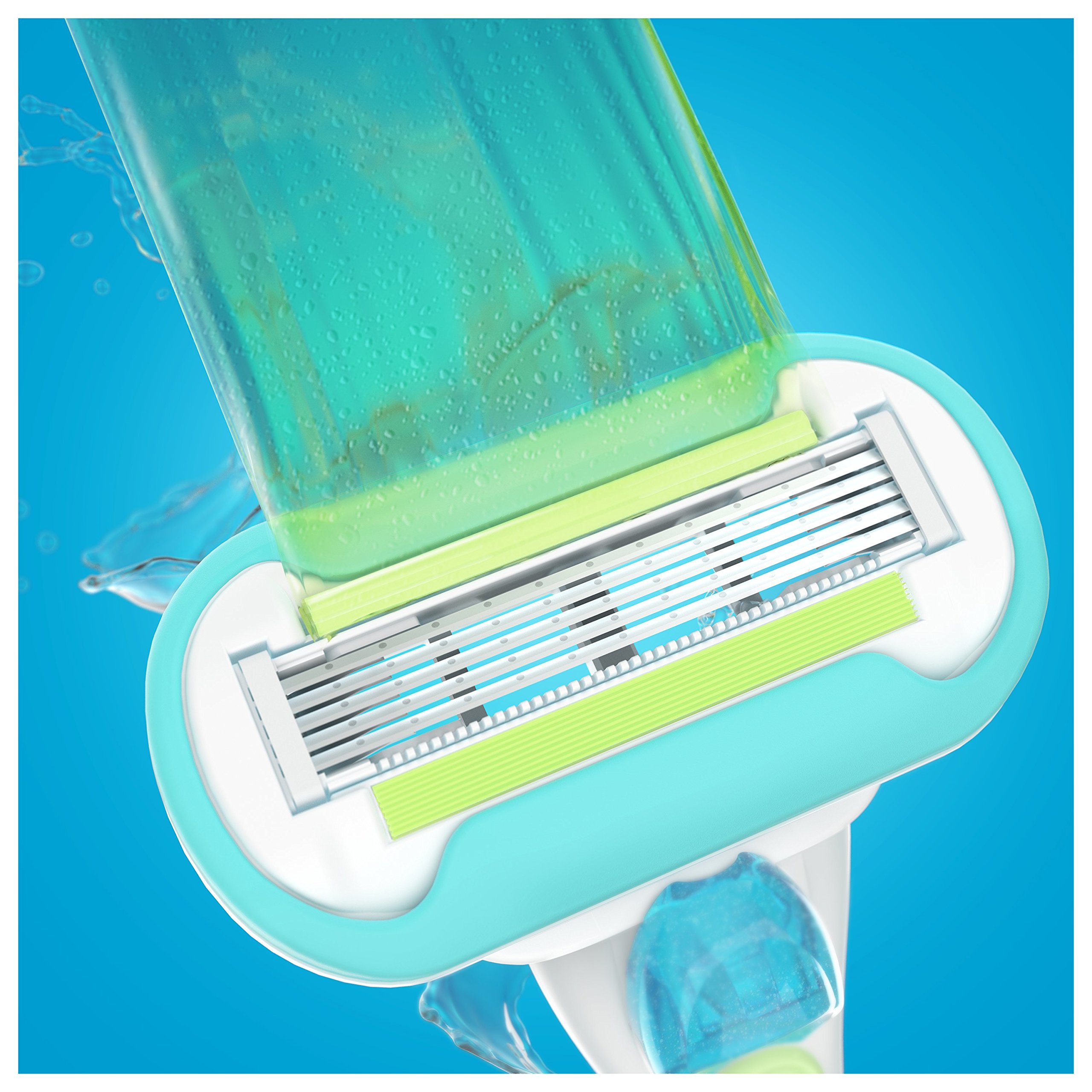 Gillette Venus Lame extra Smooth da donna, 4 lame di ricambio per rasoio da donna con 5 lame