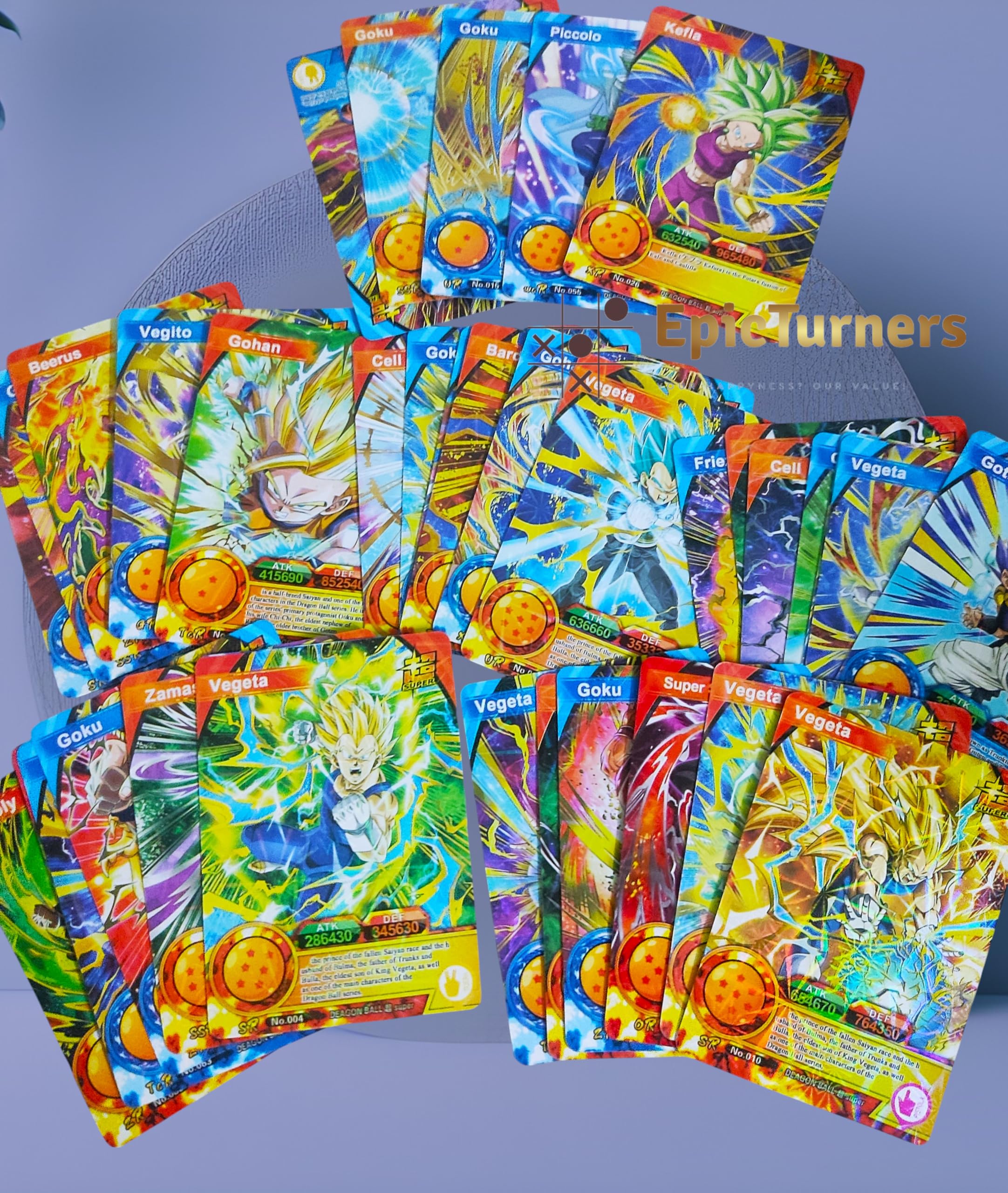 EpicTurners | Anime Trading Cards 300 Pcs – Premium Collectible