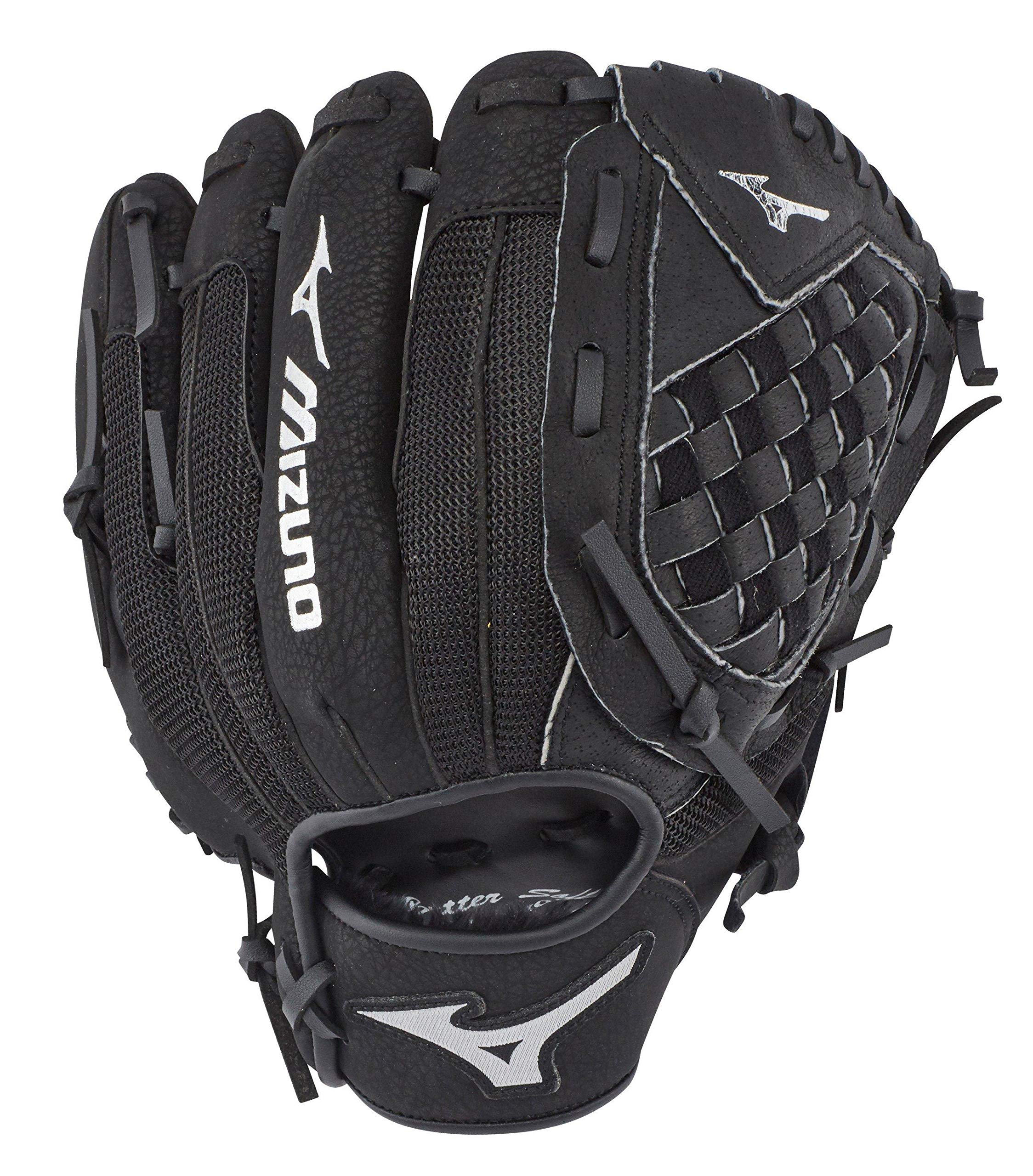 Mizuno Prospect PowerClose Youth Baseball Glove Series I V-Flex Notch I Parashock Palm Pad I ButterSoft Palm Liner