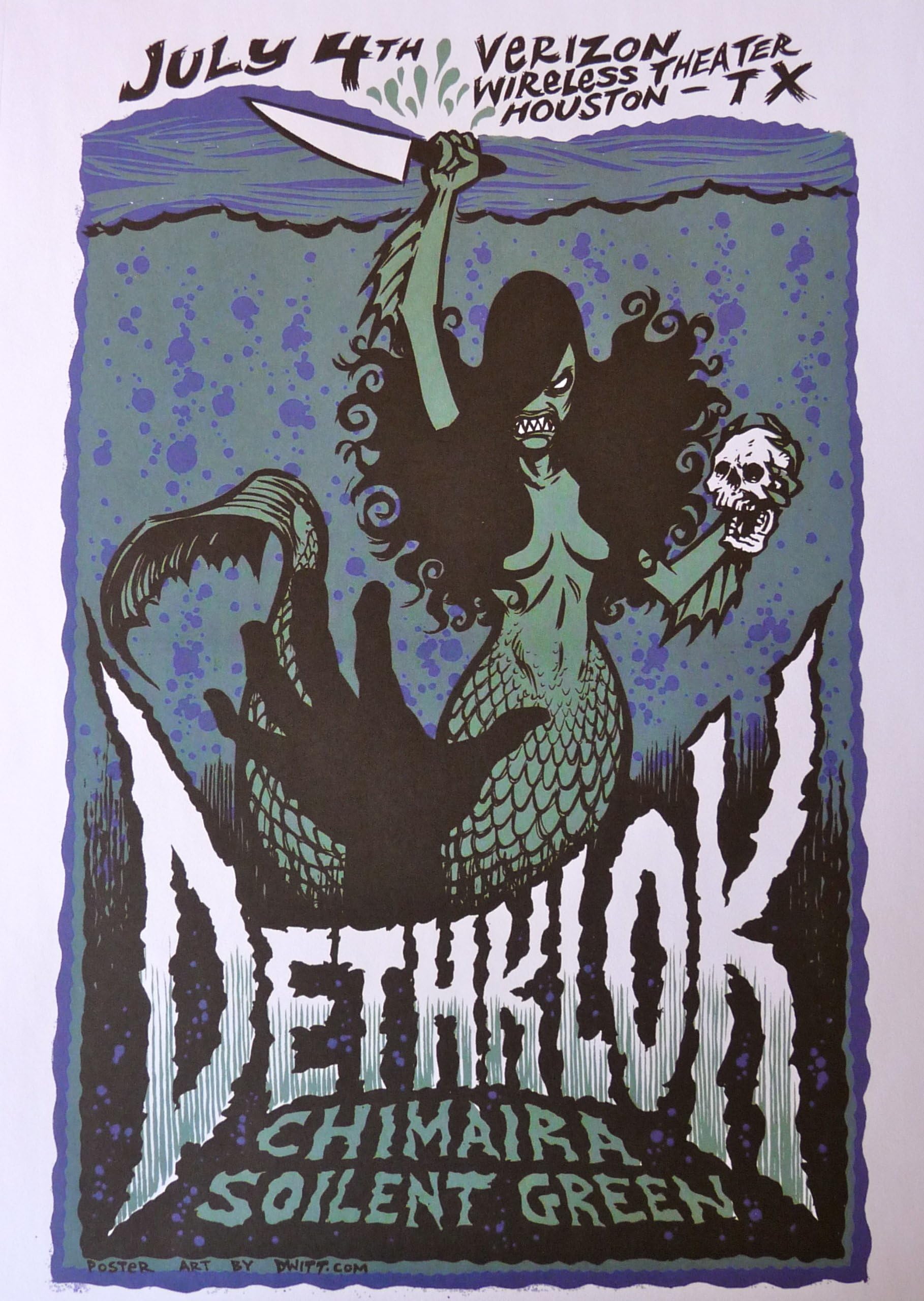 Dethklok - Live on the 4th of July - Tour Advertising Poster - 10x14 - Chimaira