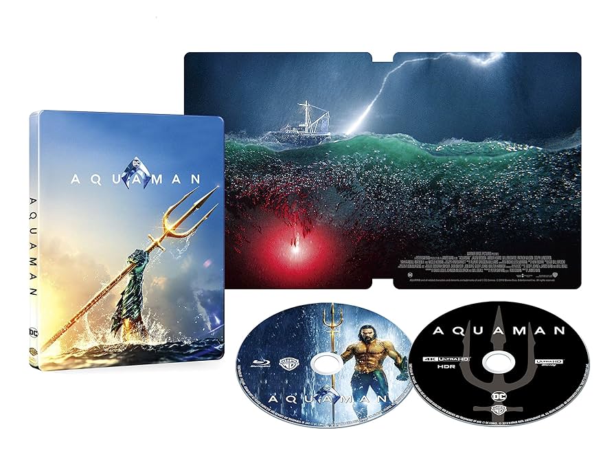 DC - Amazon限定 アクアマン スチールブック仕様 4K ULTRA HD&amp;ブルー Amazon.co.jp: アクアマン スチールブック仕様 4K ULTRA HD&