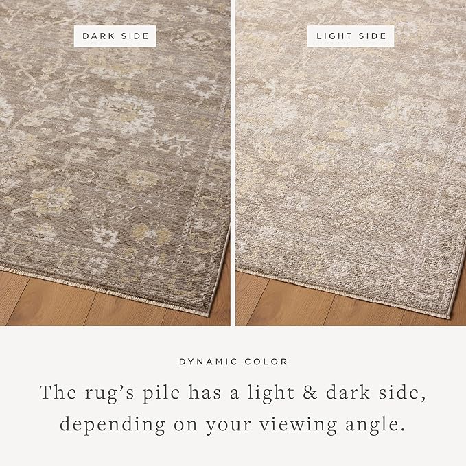 Loloi Magnolia Home Pace Colección Tapete 7'10"x10' Taupe/Trigo miniatura 5