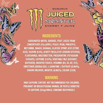 Monster Monarch Energy Drink 4 x 500 ml