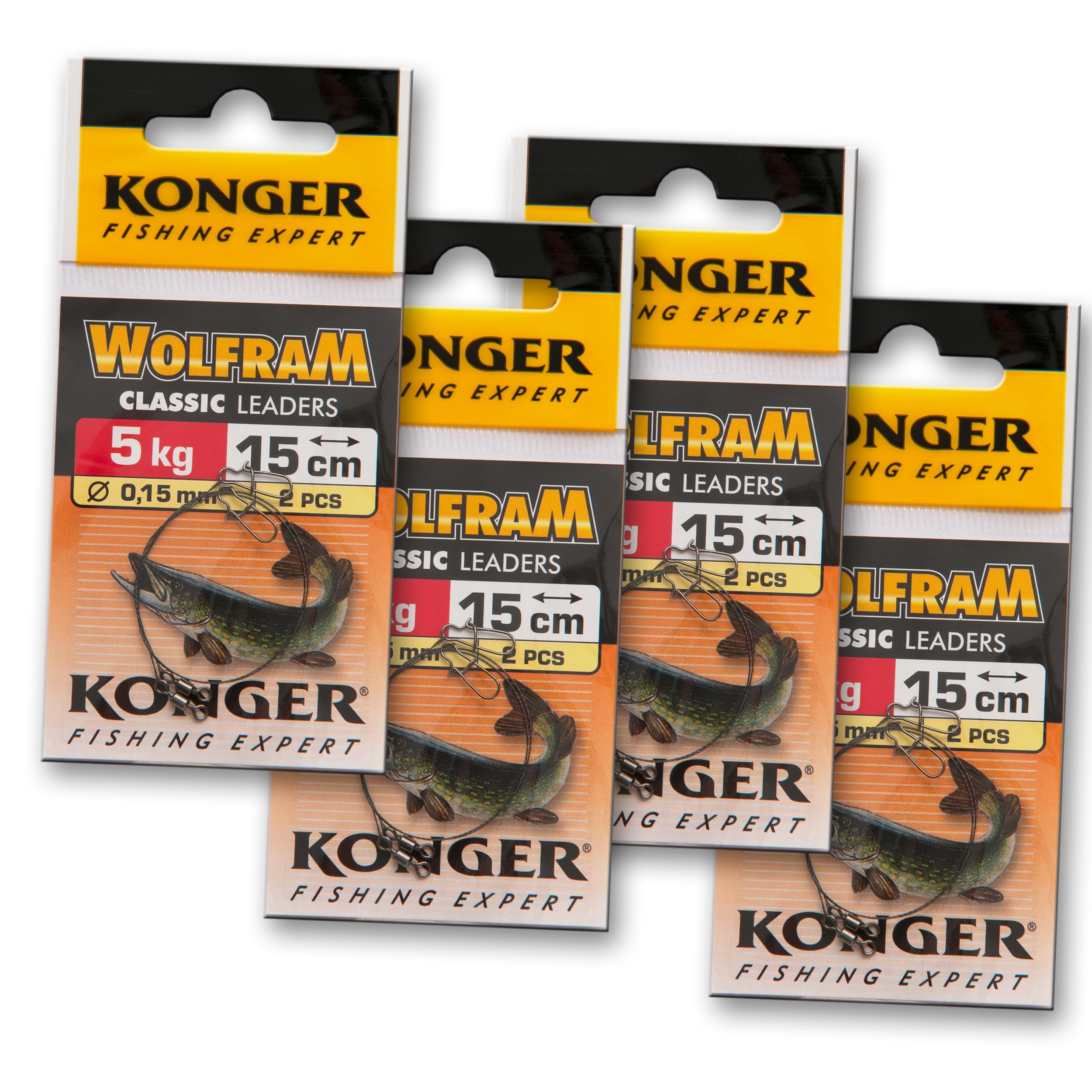 Wire Traces Leader 5kg Wolfram Tungsten Perch Pike Chub Sea Soft Lure Predator Fishing Tackle Konger (03. 4x2pcs 5kg 15cm Wire Traces Wolfram Konger)