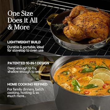 Our Place Titanium Pro Cookware Duo, 6-Piece Titanium Cookware Set