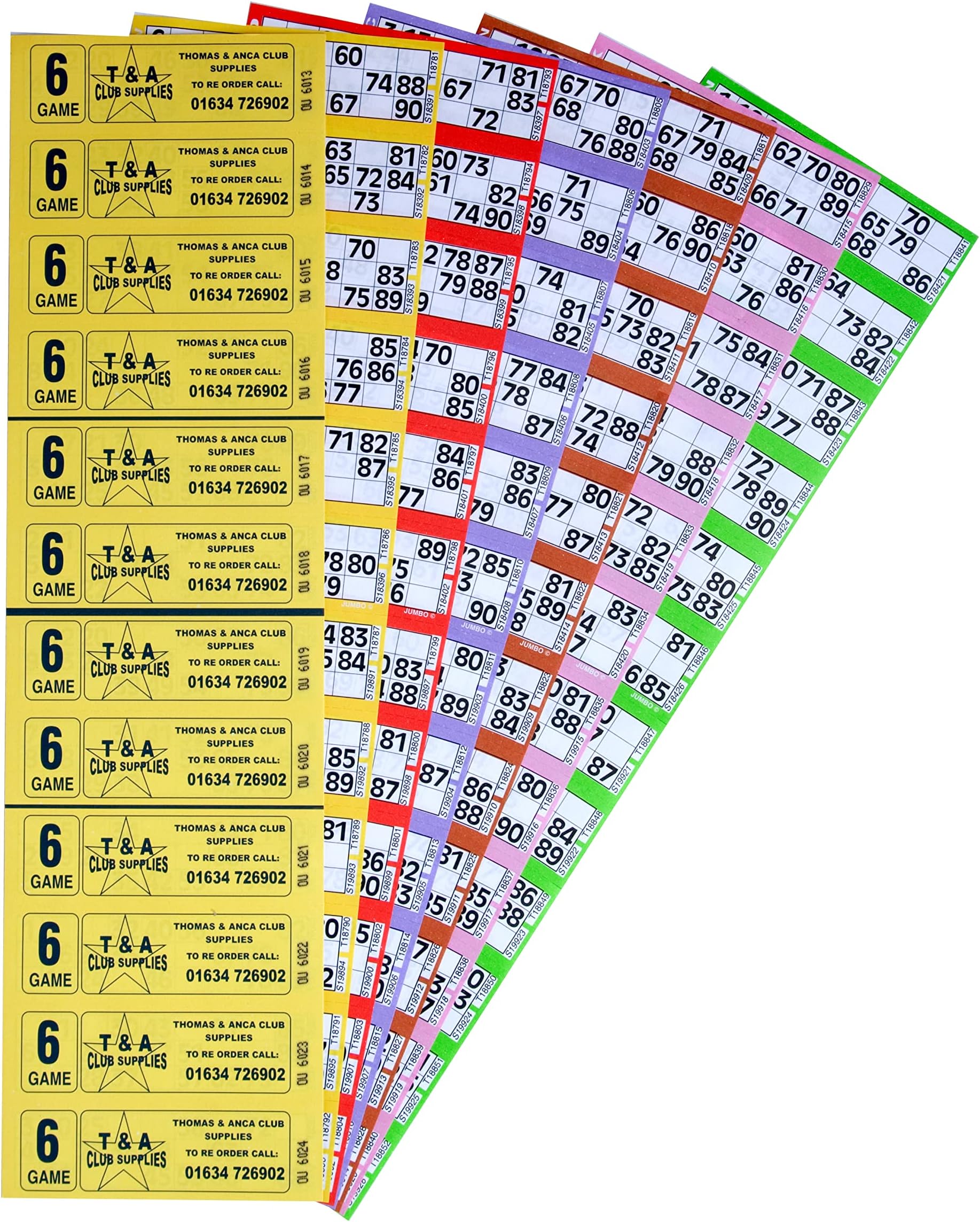 Thomas & Anca Club Supplies Ltd Bingo Tickets 1500 6 Page 12 To View Bingo Books