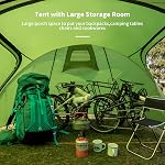 Naturehike Opalus Tunnel Backpacking Tent for 2-3 Person, 2 Person 3 Person Backpacking Tent, Lightweight Camping Tent with Footprint & Vestibule