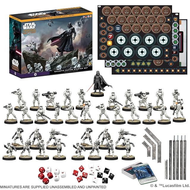 Foto 8 de 8 de Asmodee Star Wars Legión: Galactic Empire Starter Set, Juego de Miniaturas