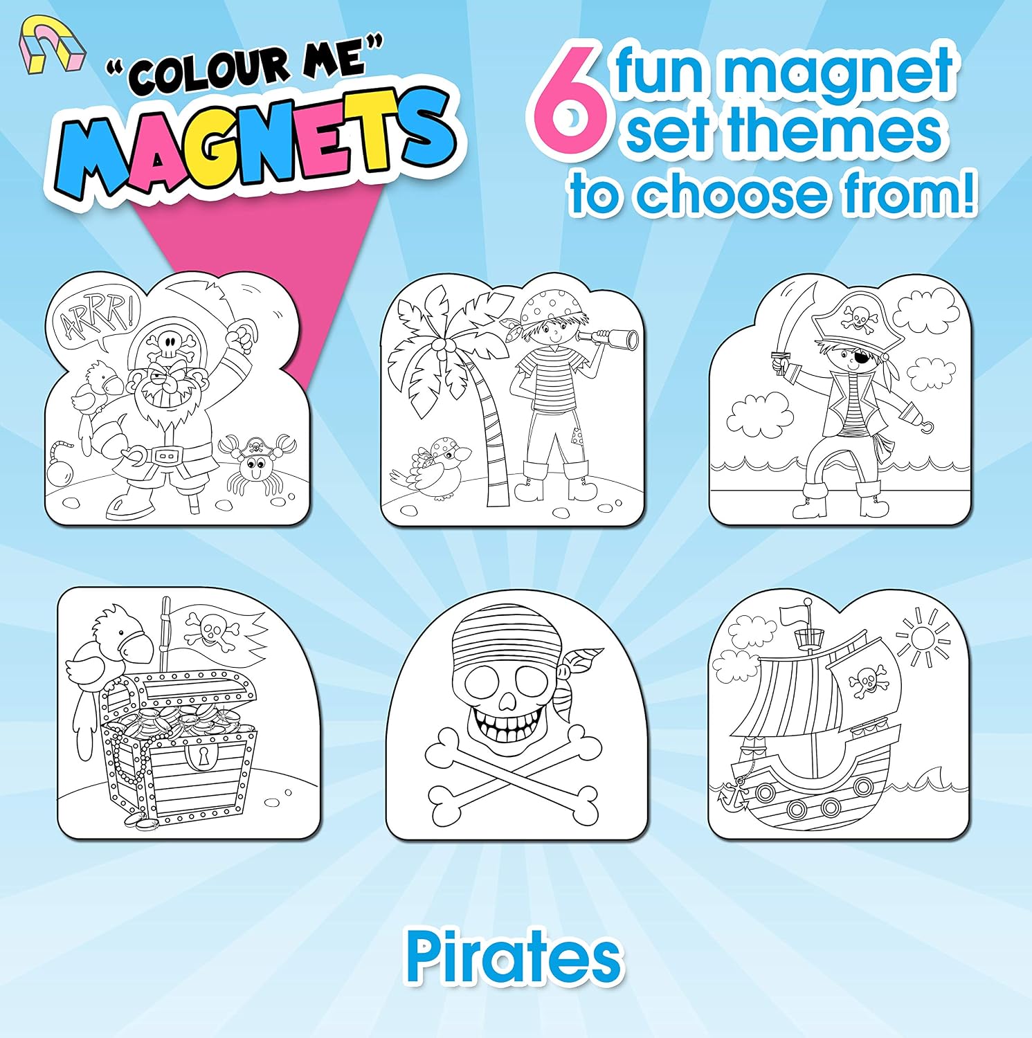 Colour Me Magnets!, Colour In Magnetic Crafts for Children and Toddlers Made with Soft - Image 3