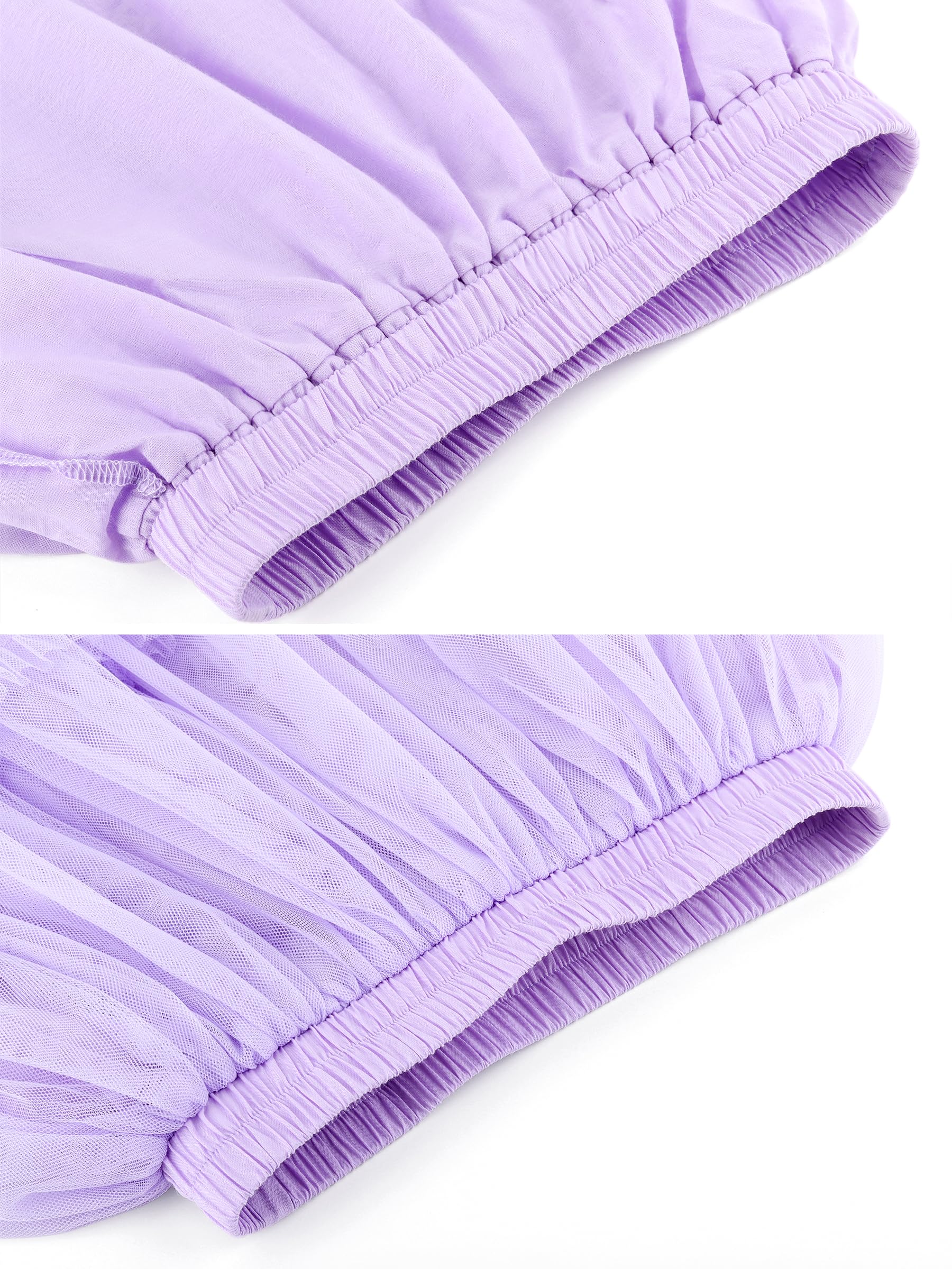 Jupe tutu pour bébé fille - Mini jupe en tulle avec pli - Jupe de princesse - Tutu de ballet avec taille élastique - Jupe courte