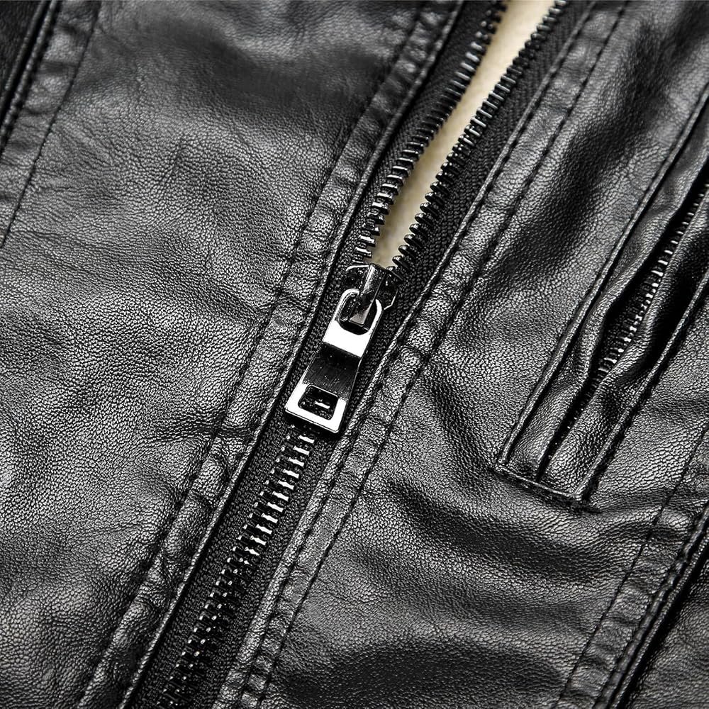 Amazon.com: Ikevan Kids Leather Jackets Fashion Collar