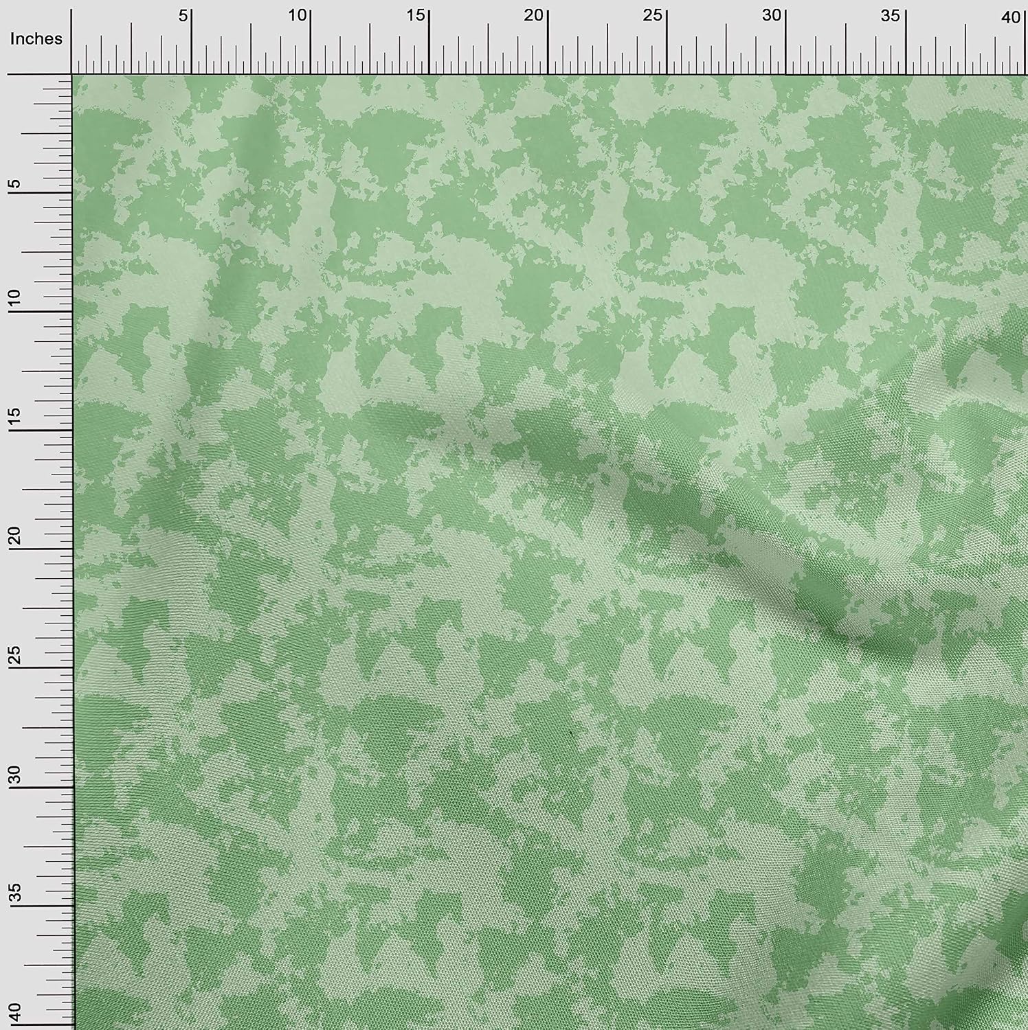 oneOone Cotton Cambric Light Green Fabric Tie Dye Sewing Craft Projects Fabric Prints by Yard 56 Inch Wide-72