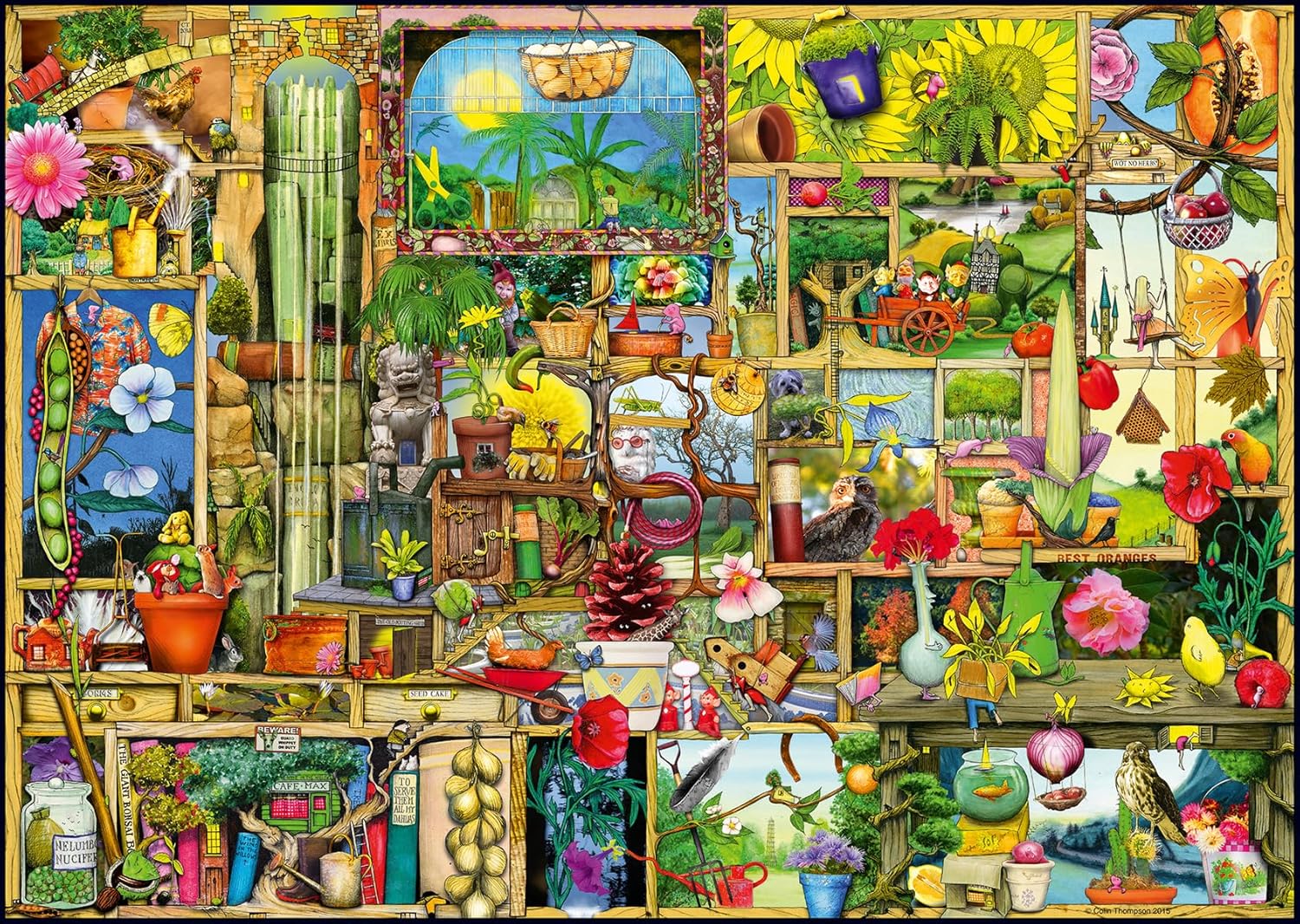 Ravensburger The Gardeners Cupboard 1000 Piece Jigsaw Puzzle for Adults - 12000659 - Handcrafted Tooling, Made in Germany, Every Piece Fits Together Perfectly : Toys  Games