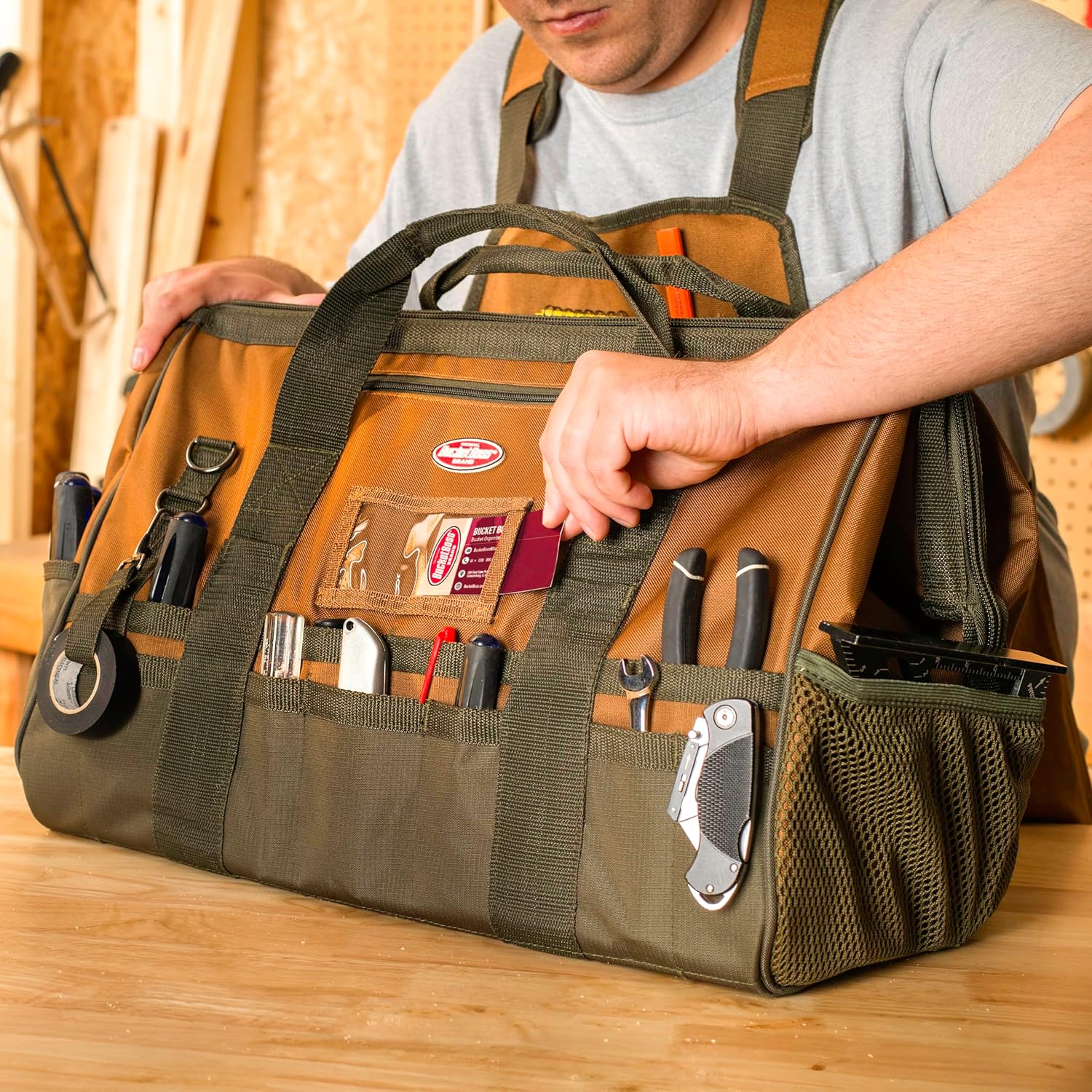 Bucket Boss Gatemouth 20 Tool Bag in Brown, 60020, 32 liters - Image 11