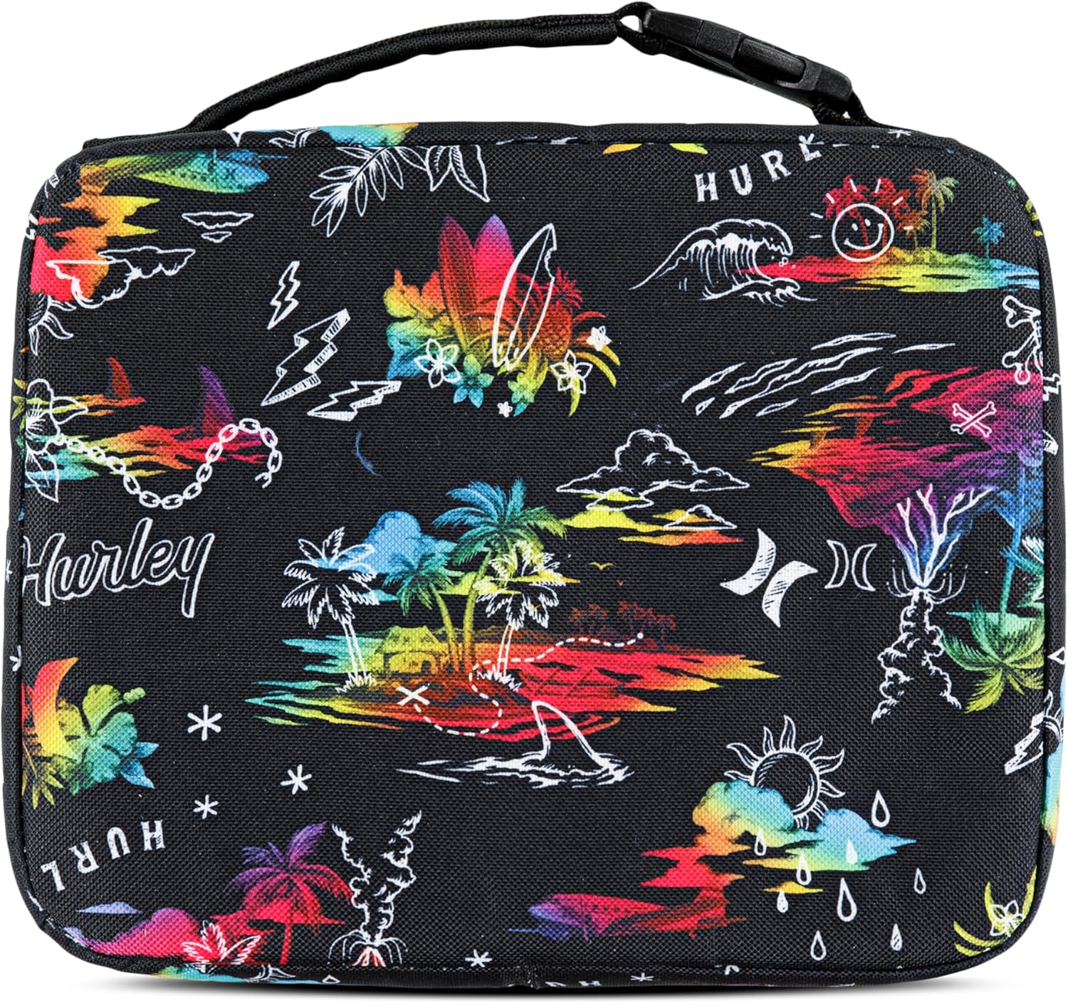 Hurley School Lunch Tote, Black/Multi - Image 2