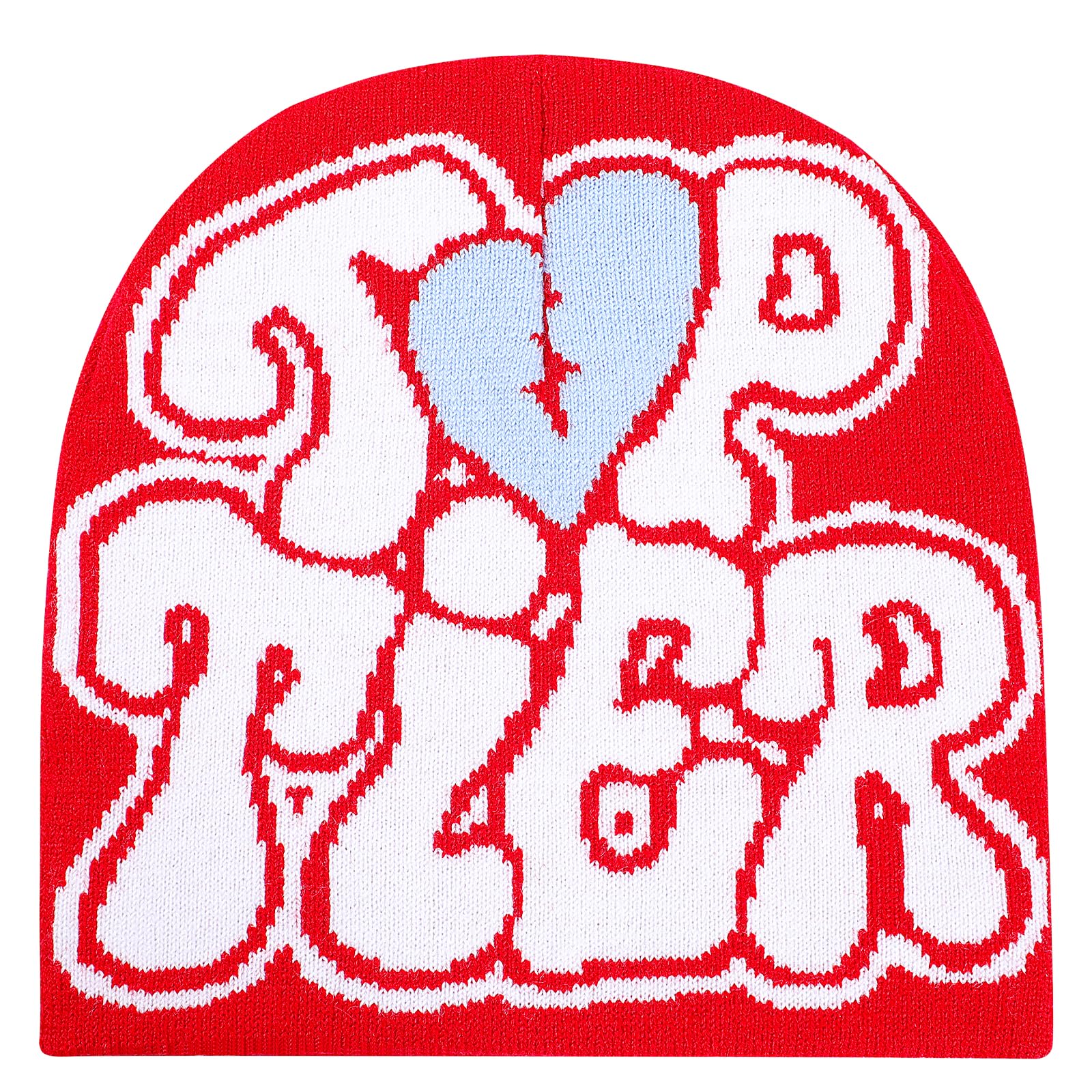 2THESTARS Y2K Beanie Hat for Men & Women Trendy Soft Stretchable Winter Cap, Warm Comfortable Cold Weather Knit Accessory