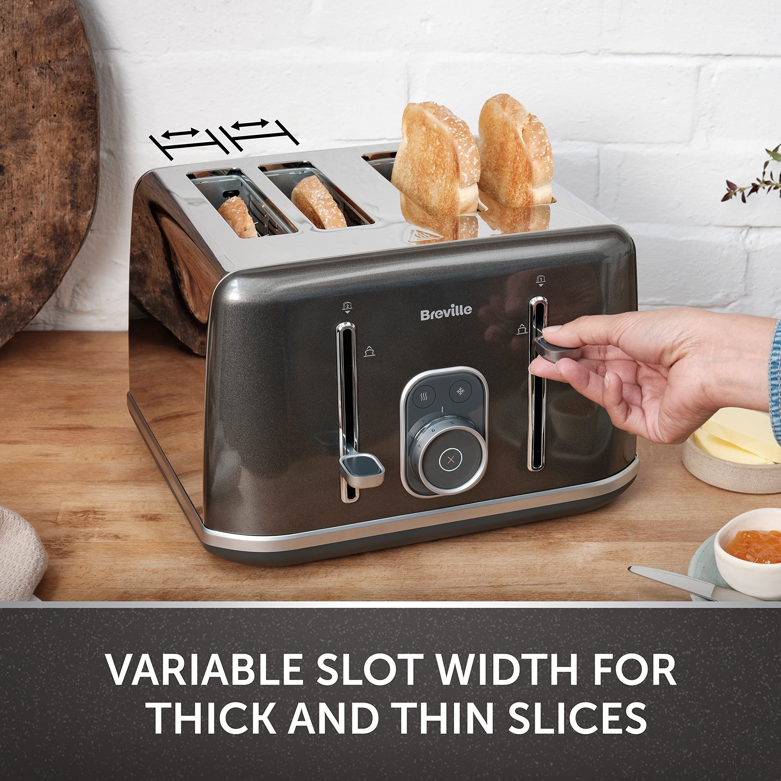 Toaster Breville Lustra Kettle Shimmer Cream Discount Breville