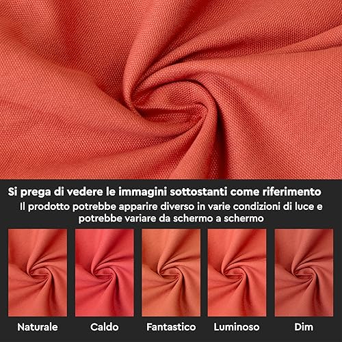 Vista 244 de Encasa Homes - Juego de 2 fundas de almohada, 18 x 18 pulgadas, lona de algodón teñidas, cuadradas, decorativas, para sofá, silla, cama y hogar, Azul