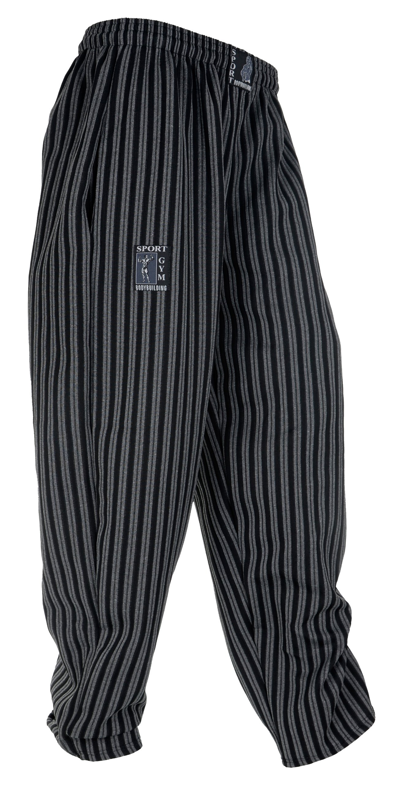 Generisch Pantalones de Culturismo Gris S-XXXL