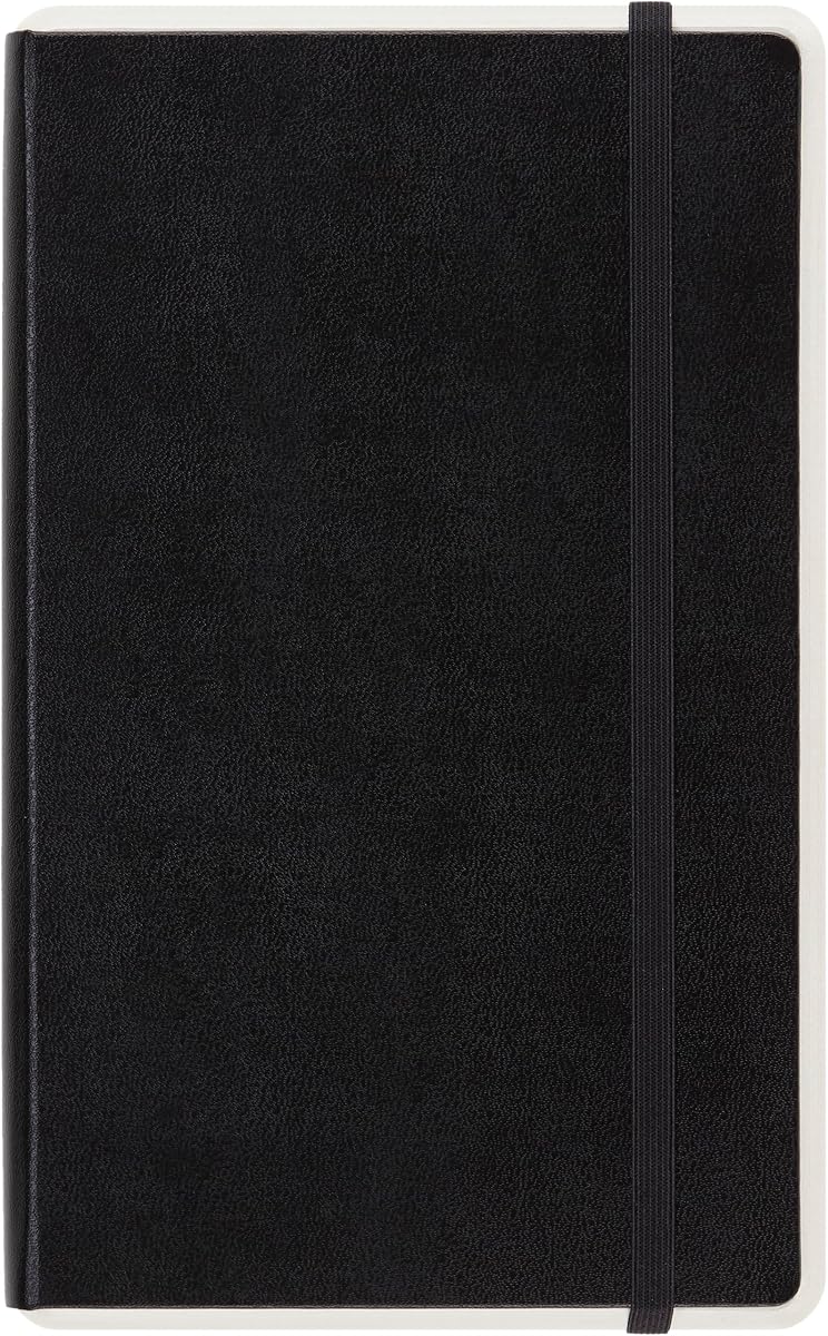 Moleskine Paper Tablet Hard Cover Smart Notebook, Dotted #2, Large (5" x 8.25") Black - Compatible w Pen+ Ellipse (Sold Separately) & App, Digitize, Organize Notes