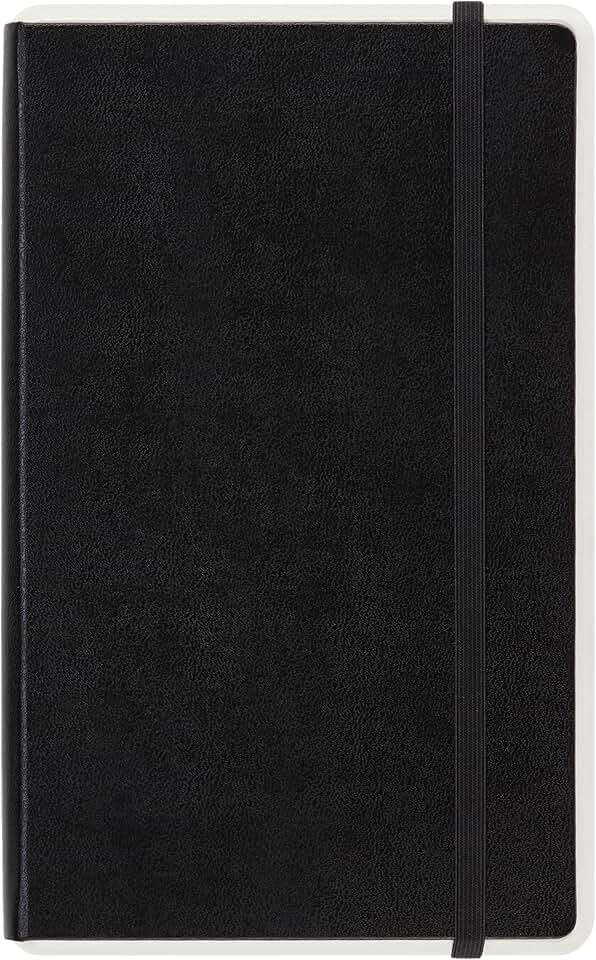 Moleskine Caderno inteligente de capa dura para tablet de papel, pontilhado nº 2, grande (12,7 cm x 21 cm), preto - compatível com caneta + elipse (vendido separadamente) e aplicativo, digitalizar,