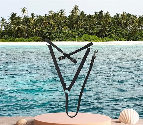 Miniatura 9 de Majestic Ally Collar de pecho acolchado de nailon para caballos (negro, completo)