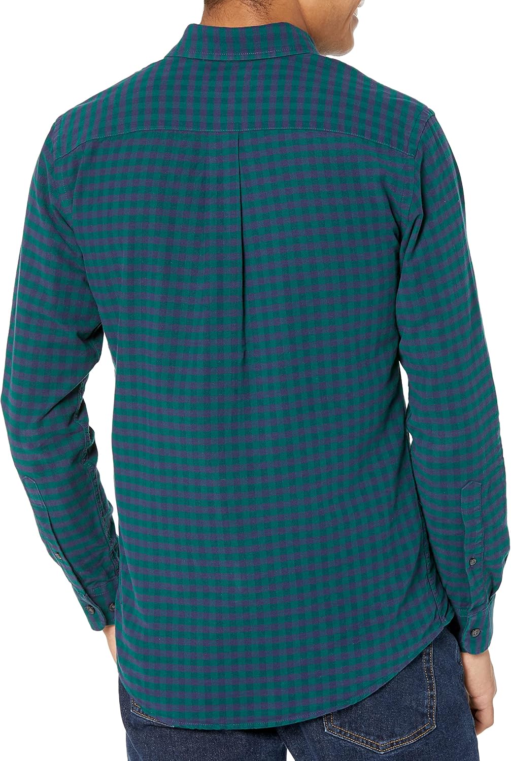Amazon Essentials Men's Regular-Fit Long-Sleeve Solid Pocket Oxford Shirt